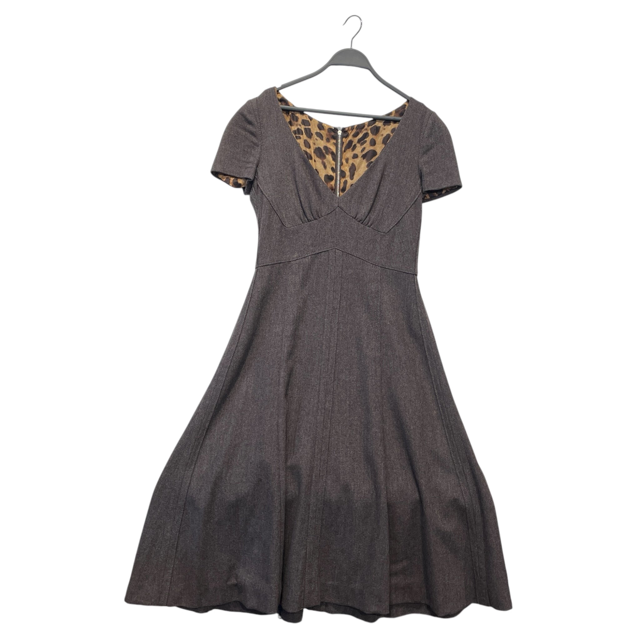 DOLCE&GABBANA/Dress/44/Wool/GRY/VINTAGE WOOL DRESS view 1