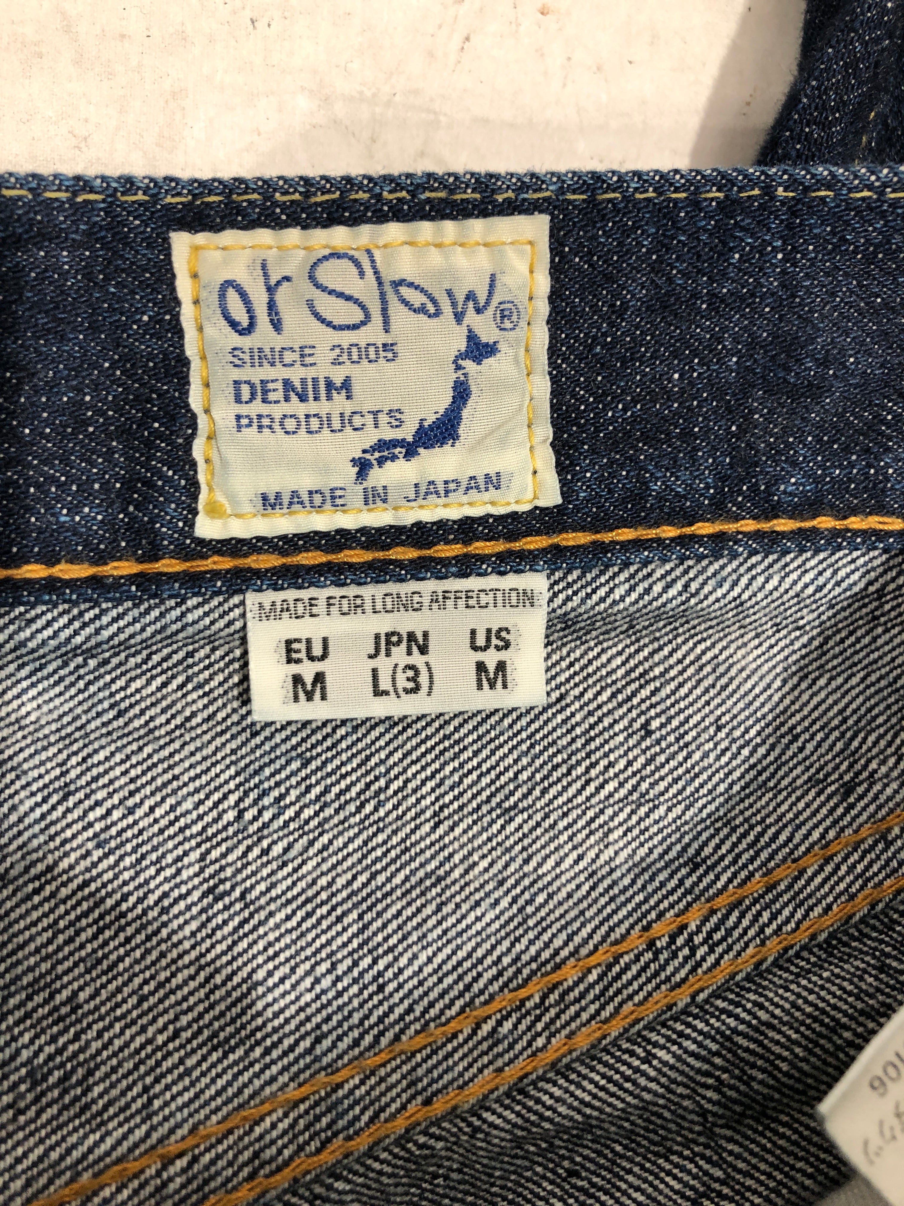orslow/Straight Pants/M/Cotton/BLU/ view 4