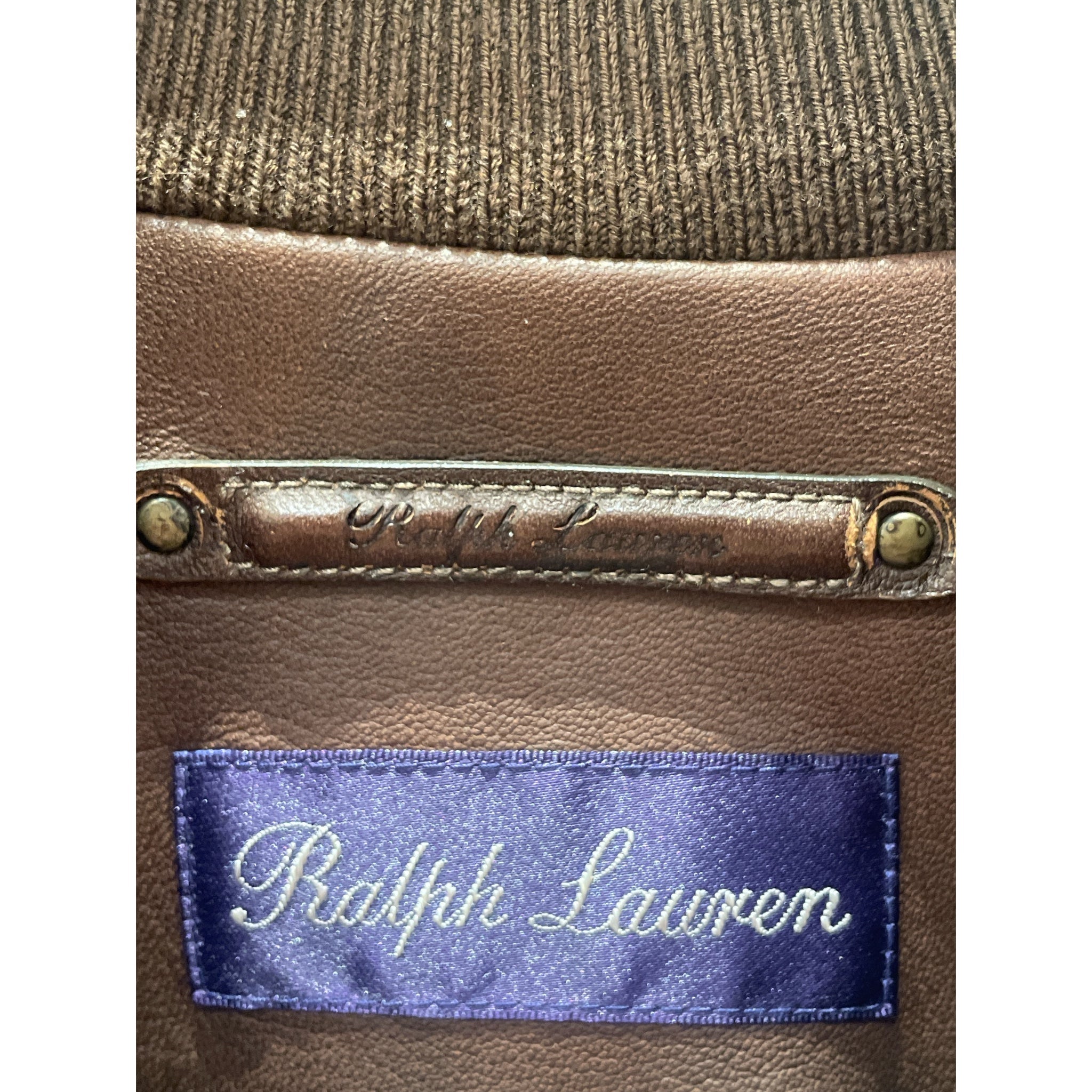 RALPH LAUREN PURPLE LABEL/Leather Jkt/XXL/Leather/BRW/Hayworth Leather Bomber view 3