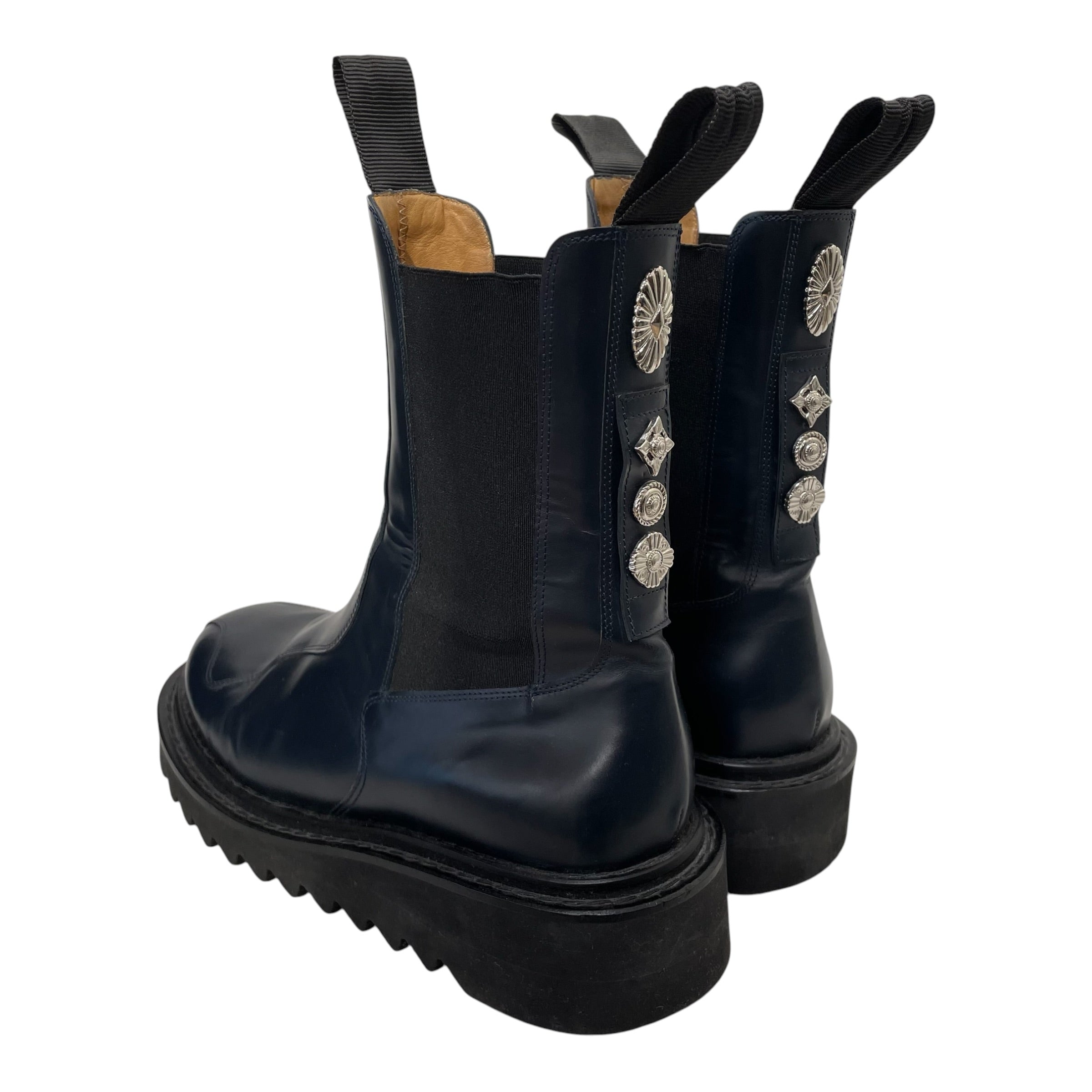 TOGA/Chelsea Boots/US 11/Leather/NVY/ view 2