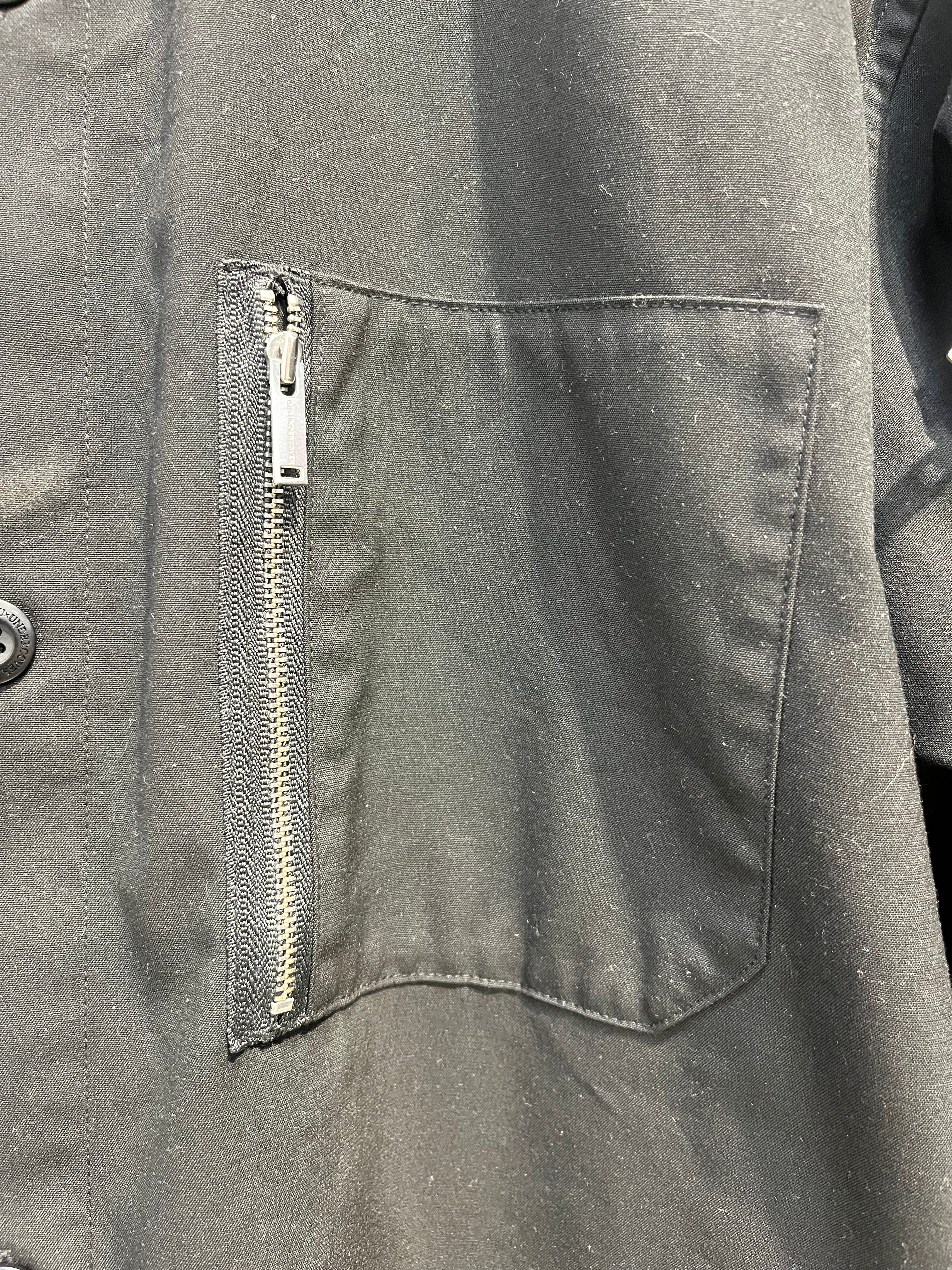 UNDERCOVER/LS Shirt/L/Cotton/BLK/SILVER HARDWARE POCKETS view 6