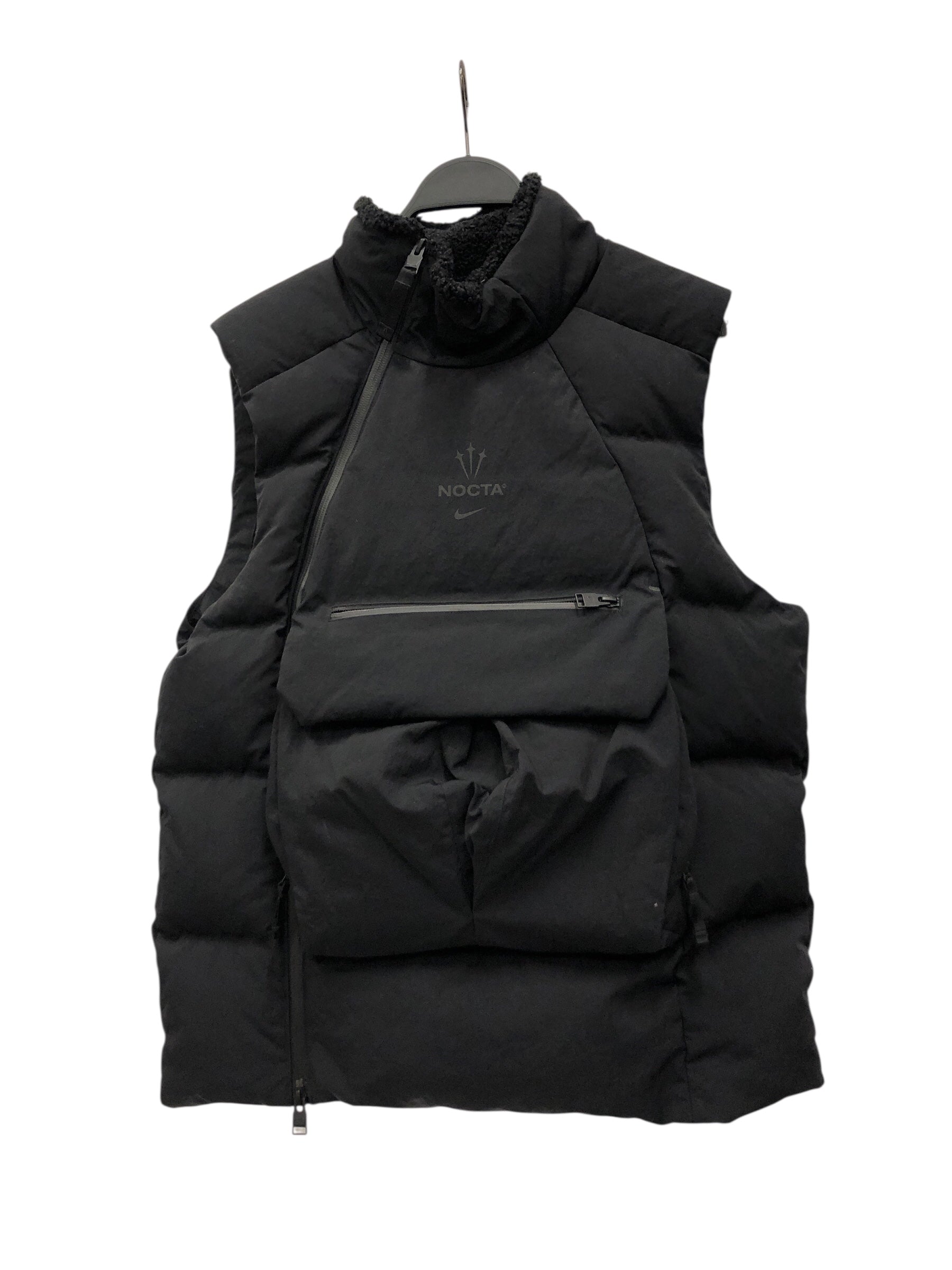 NOCTA/Puffer Jkt/M/Nylon/BLK/VEST, center logo view 1