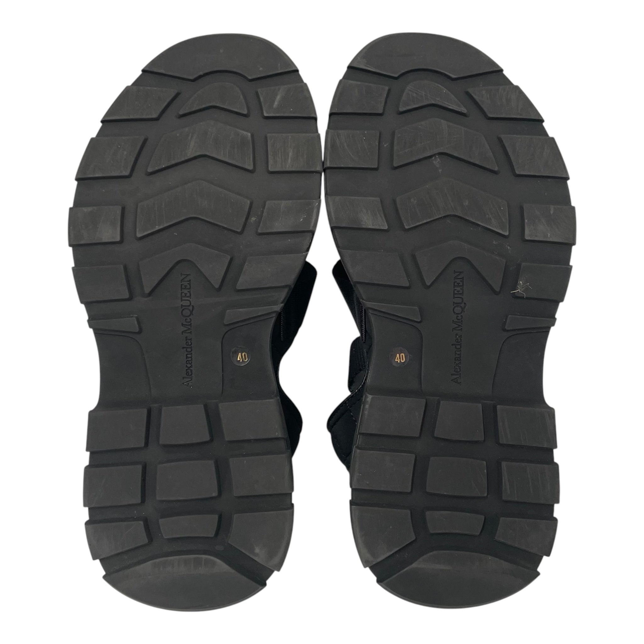 Alexander McQueen/Sandals/US 8.5/Nylon/BLK/3STRAP view 5