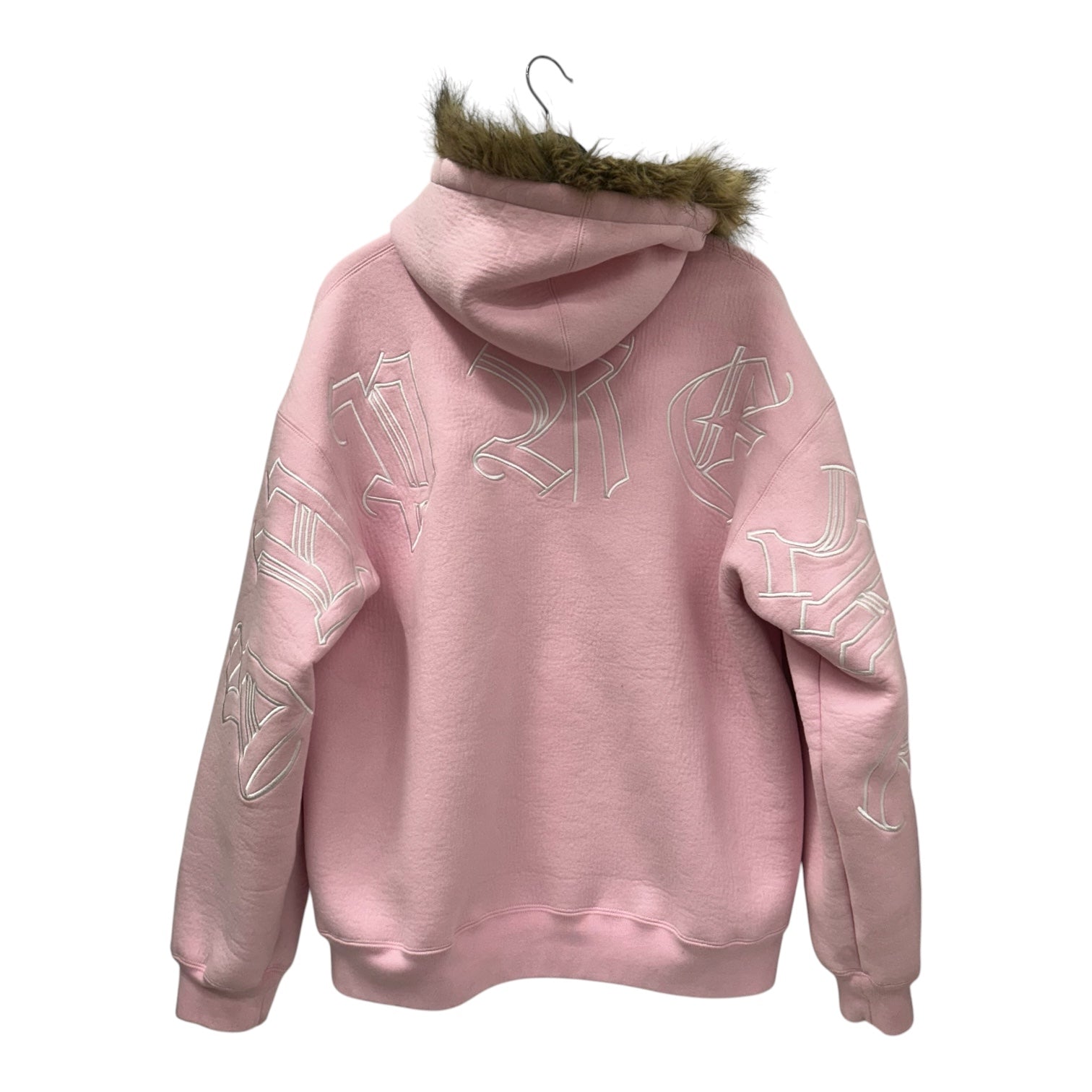 Supreme/Zip Up Hoodie/XL/Cotton/PNK/FAUX FUR view 2
