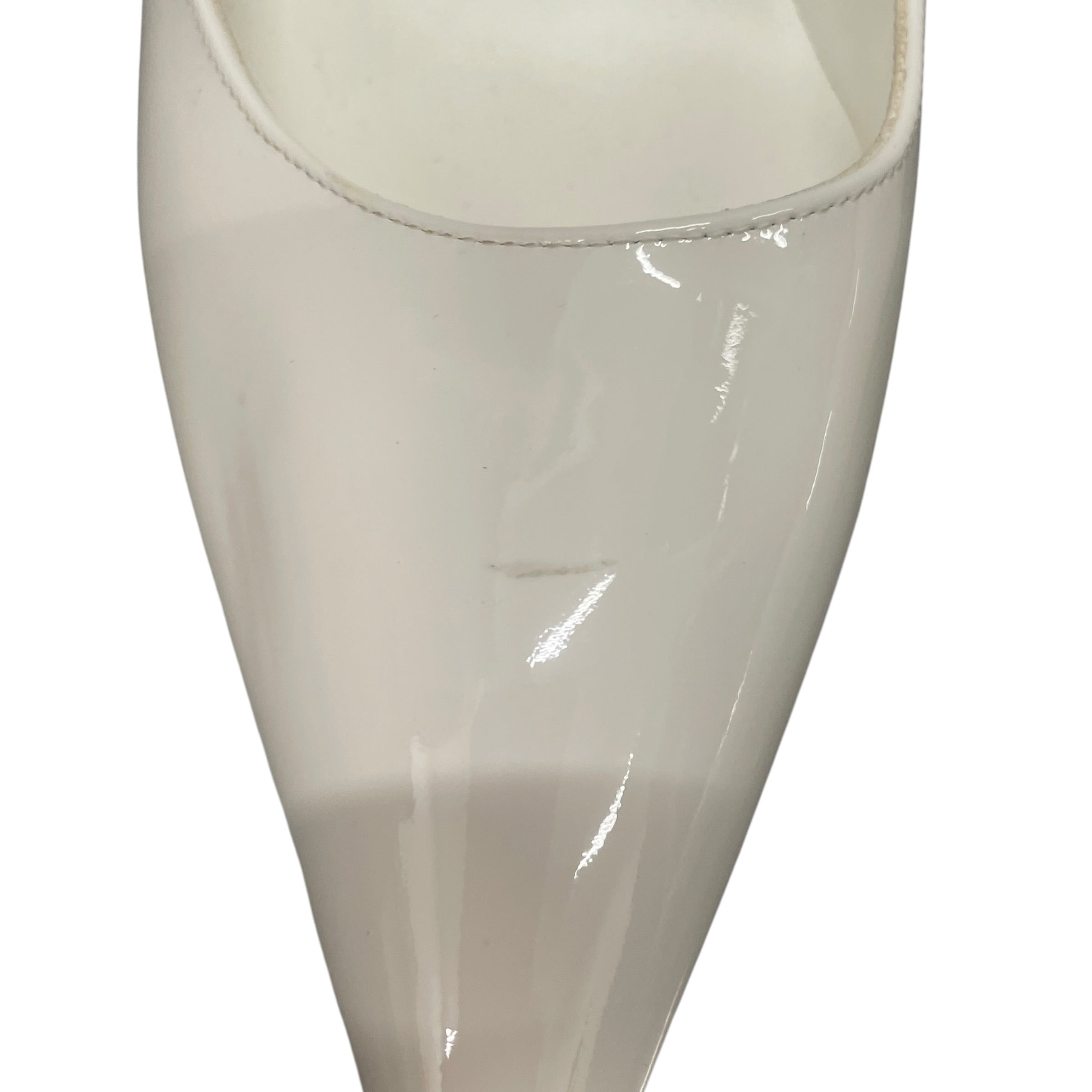 Christian Louboutin/Heels/EU 38/WHT/PATENT Z SOLE/RED BOTTOM view 6