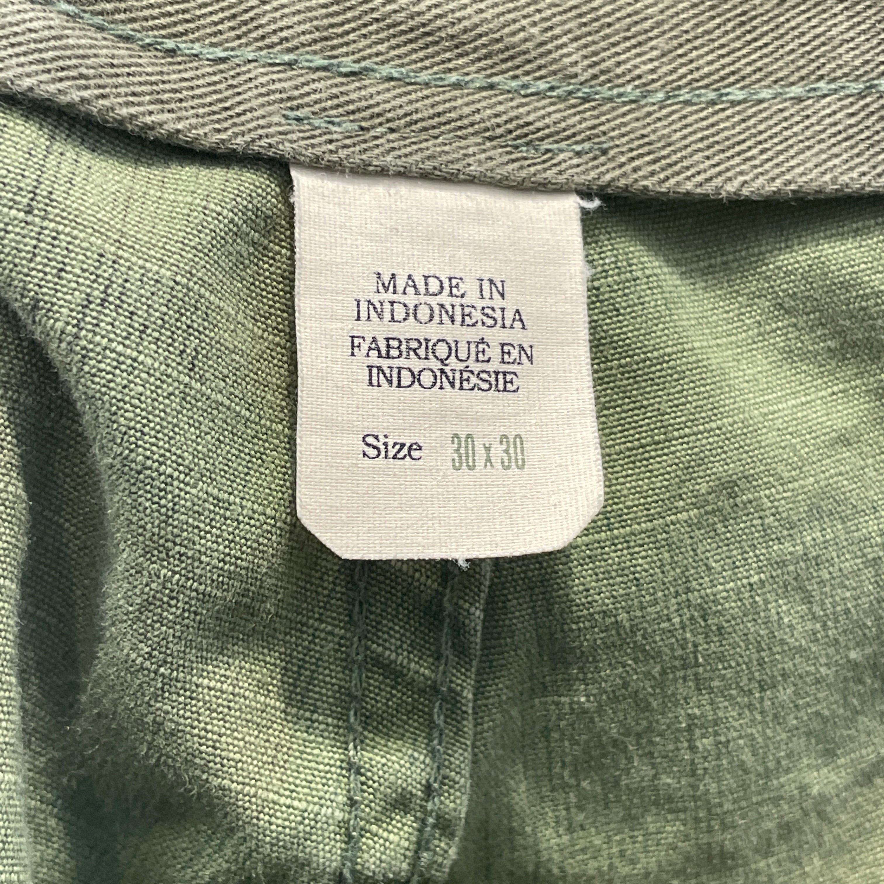 RRL/Straight Pants/30/Cotton/GRN/Low-rise/Camouflage/ view 3