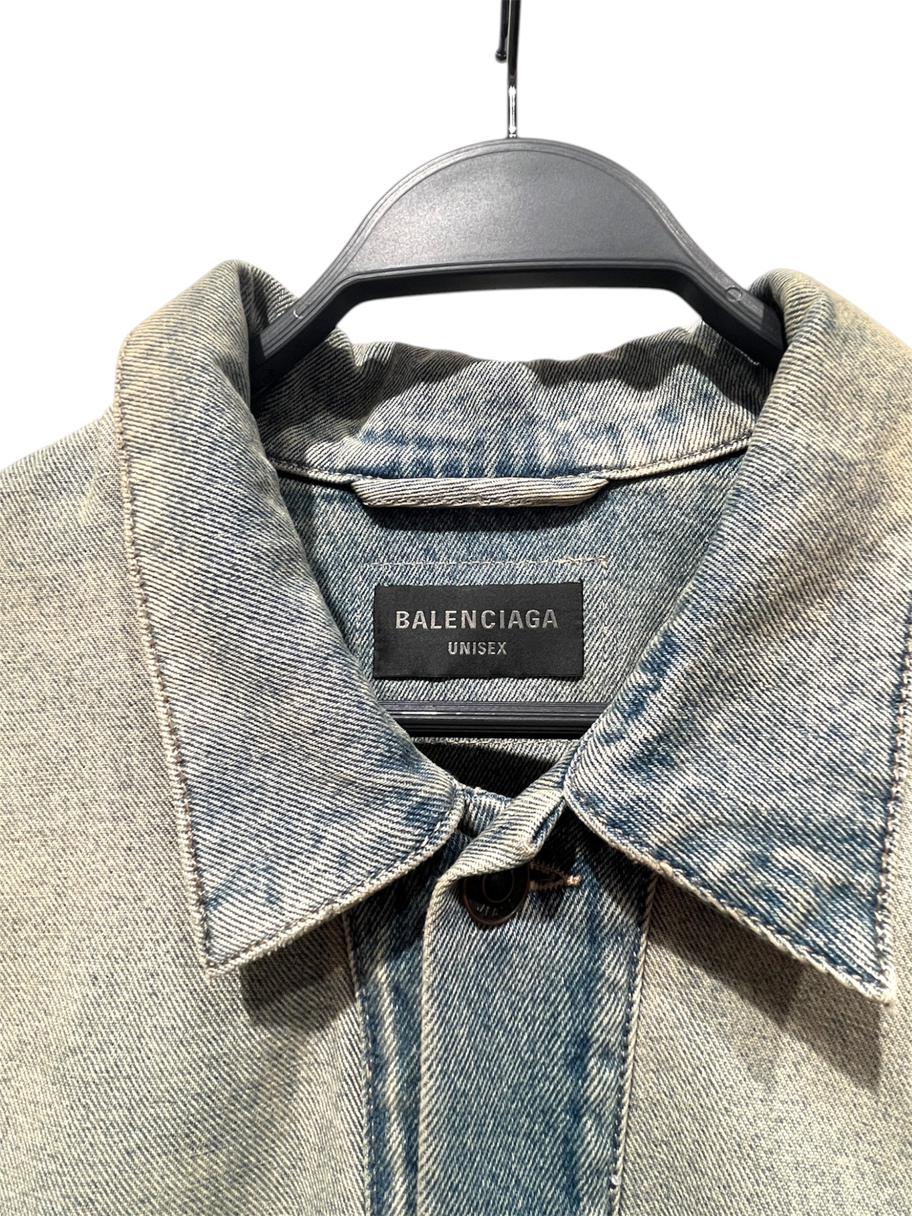 BALENCIAGA/Denim Jkt/L/Denim/BLU/ view 3