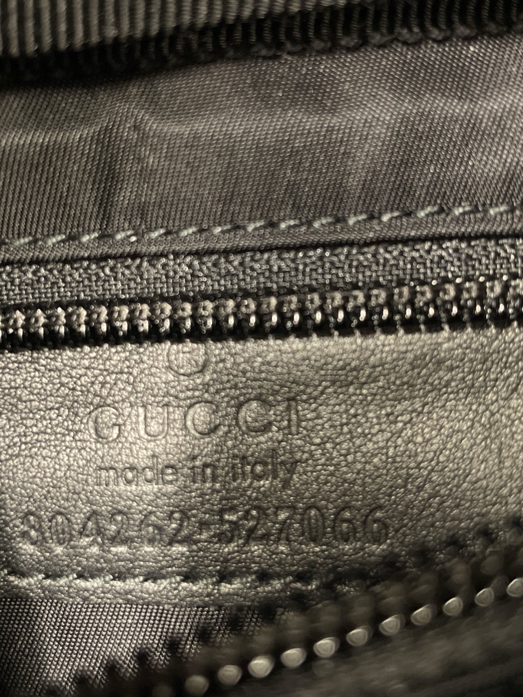 GUCCI/Fanny Pack/Nylon/BLK/LOGO BELT BAG view 4