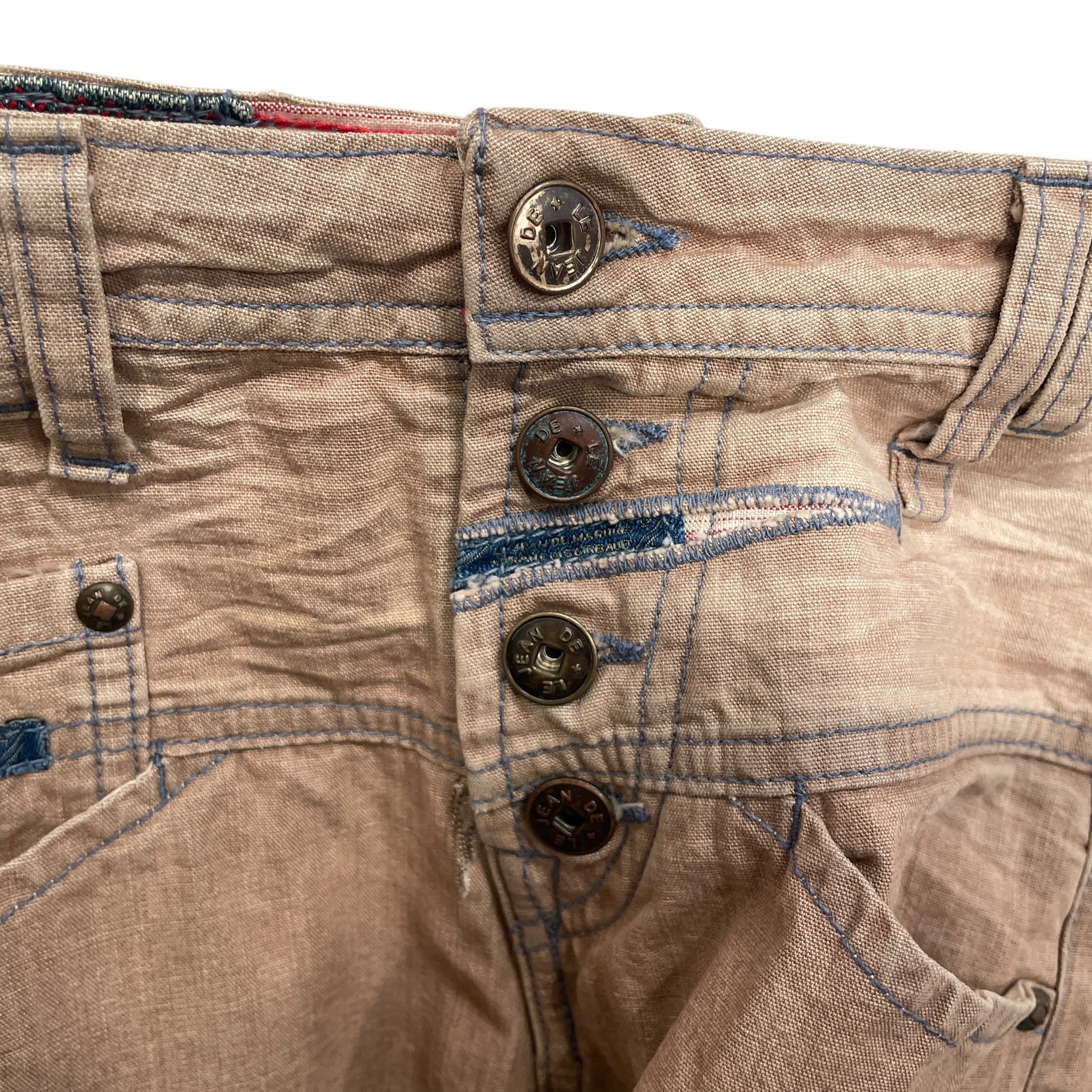MARITHE FRANCOIS GIRBAUD/Cropped Pants/38/Denim/CML/ view 4