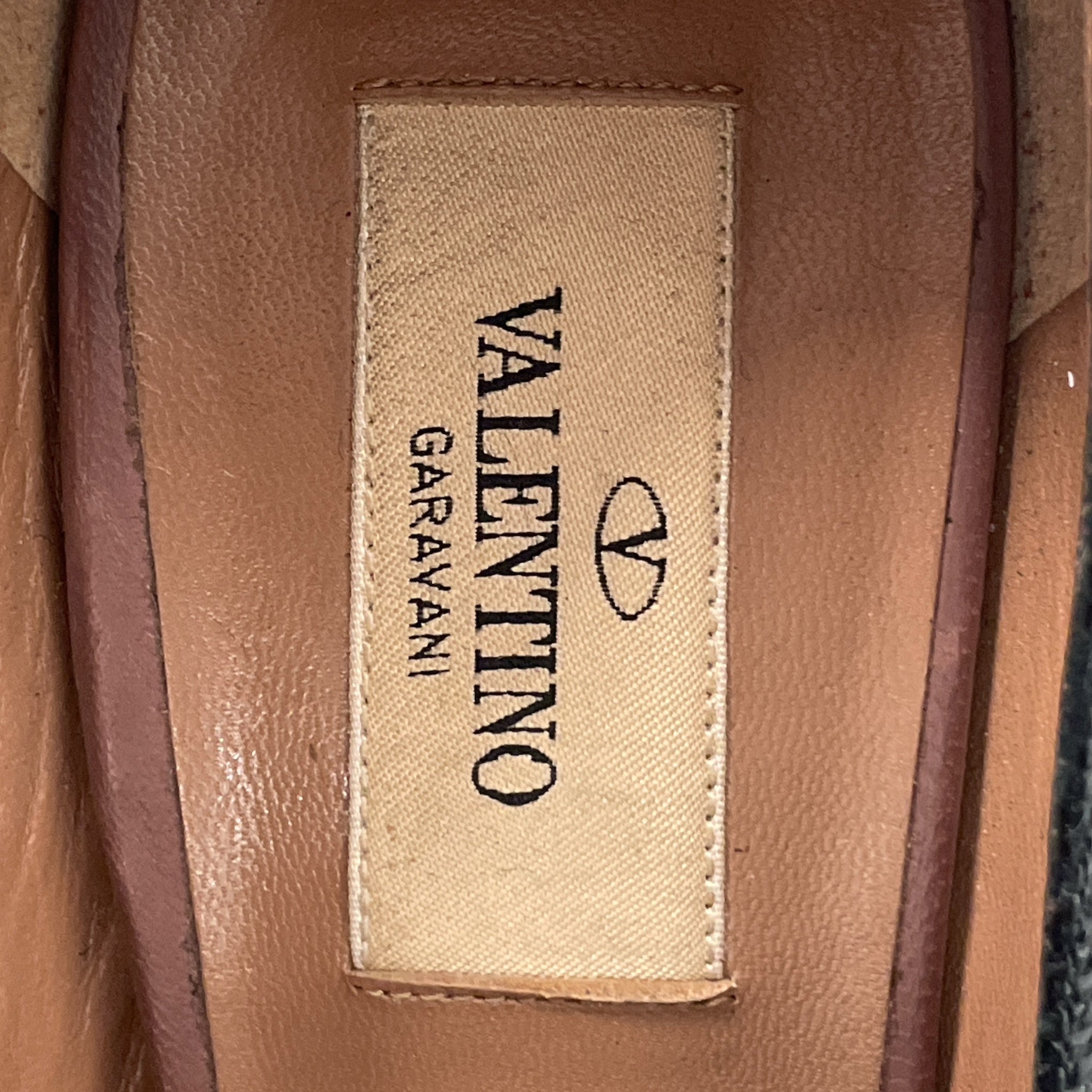 VALENTINO/Heels/EU 38/Leather/BLK/TEXTURED LEATHER view 4