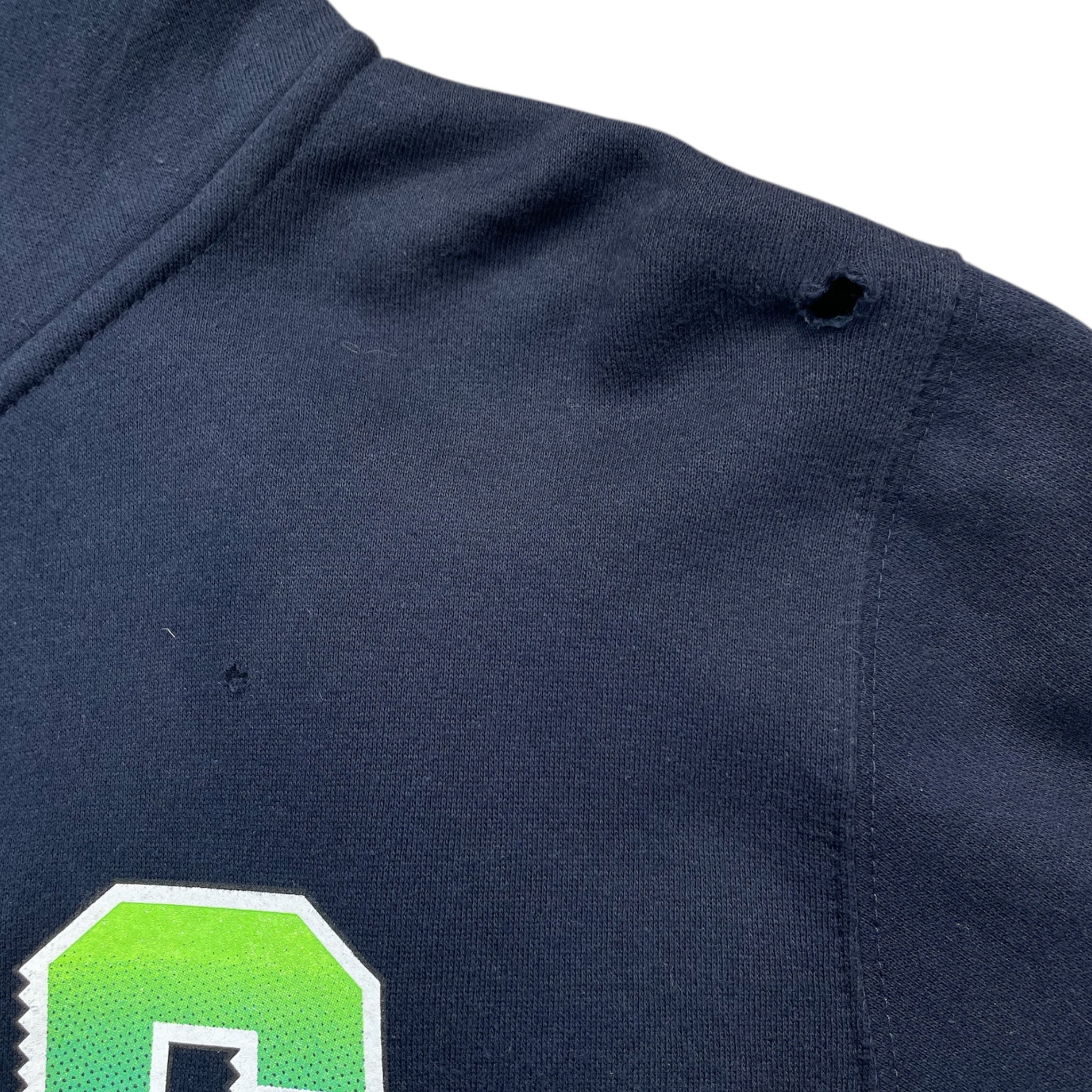 STUSSY/Zip Up Hoodie/M/Graphic/Cotton/NVY/Lime green/Aqua S view 3