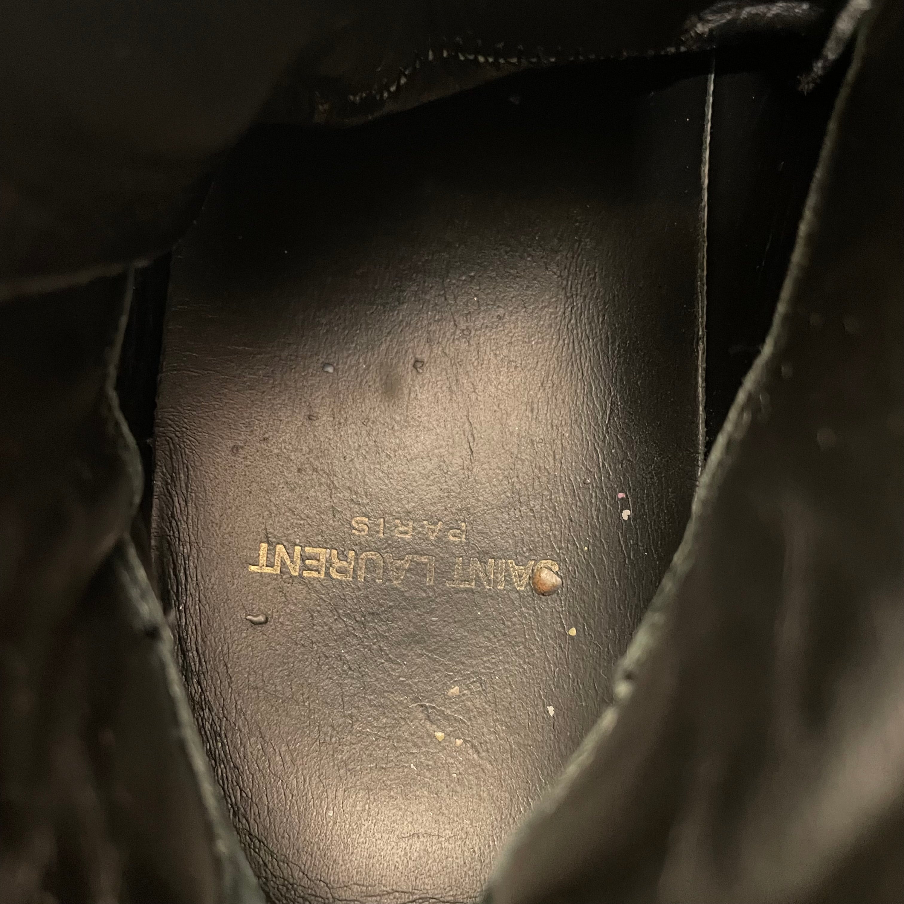 SAINT LAURENT/Hi-Sneakers/EU 39/Leather/BLK/ view 3
