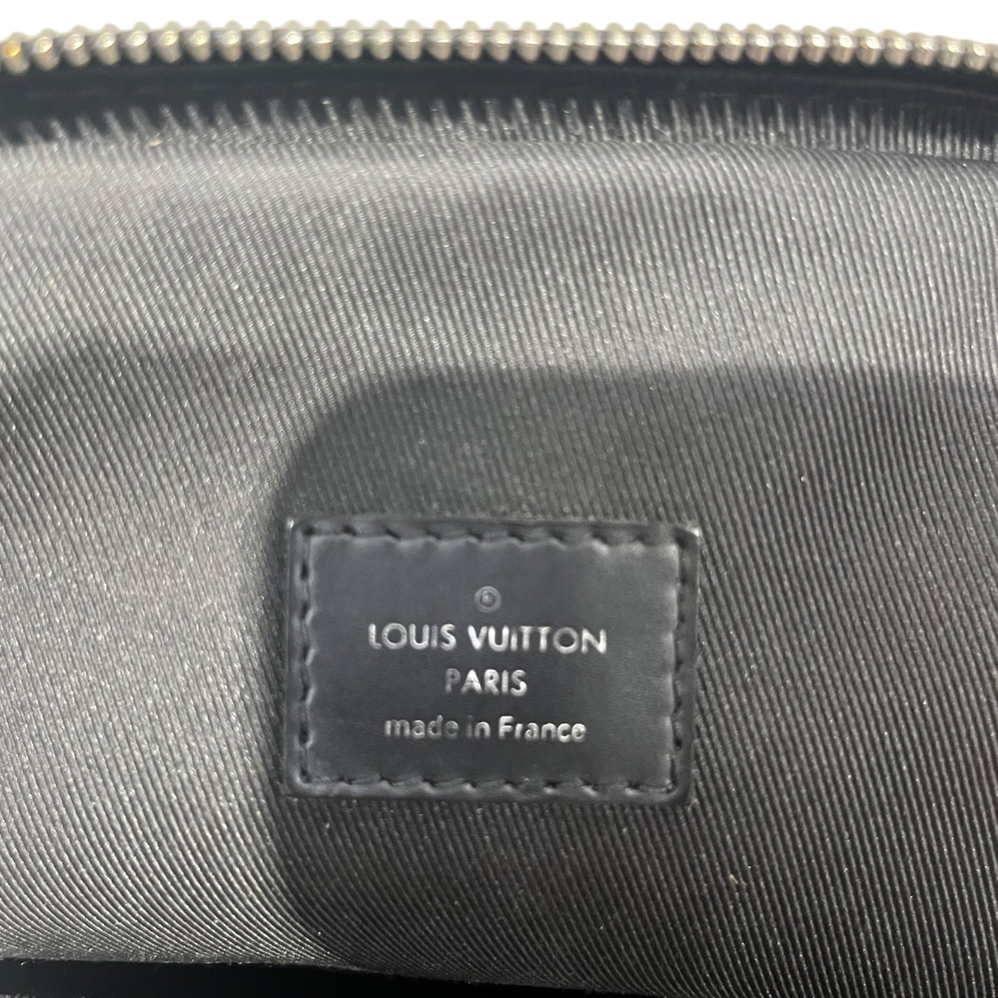 LOUIS VUITTON/Backpack/All Over Print/Leather/BLK/Damier Graphite Avenue Sling view 4