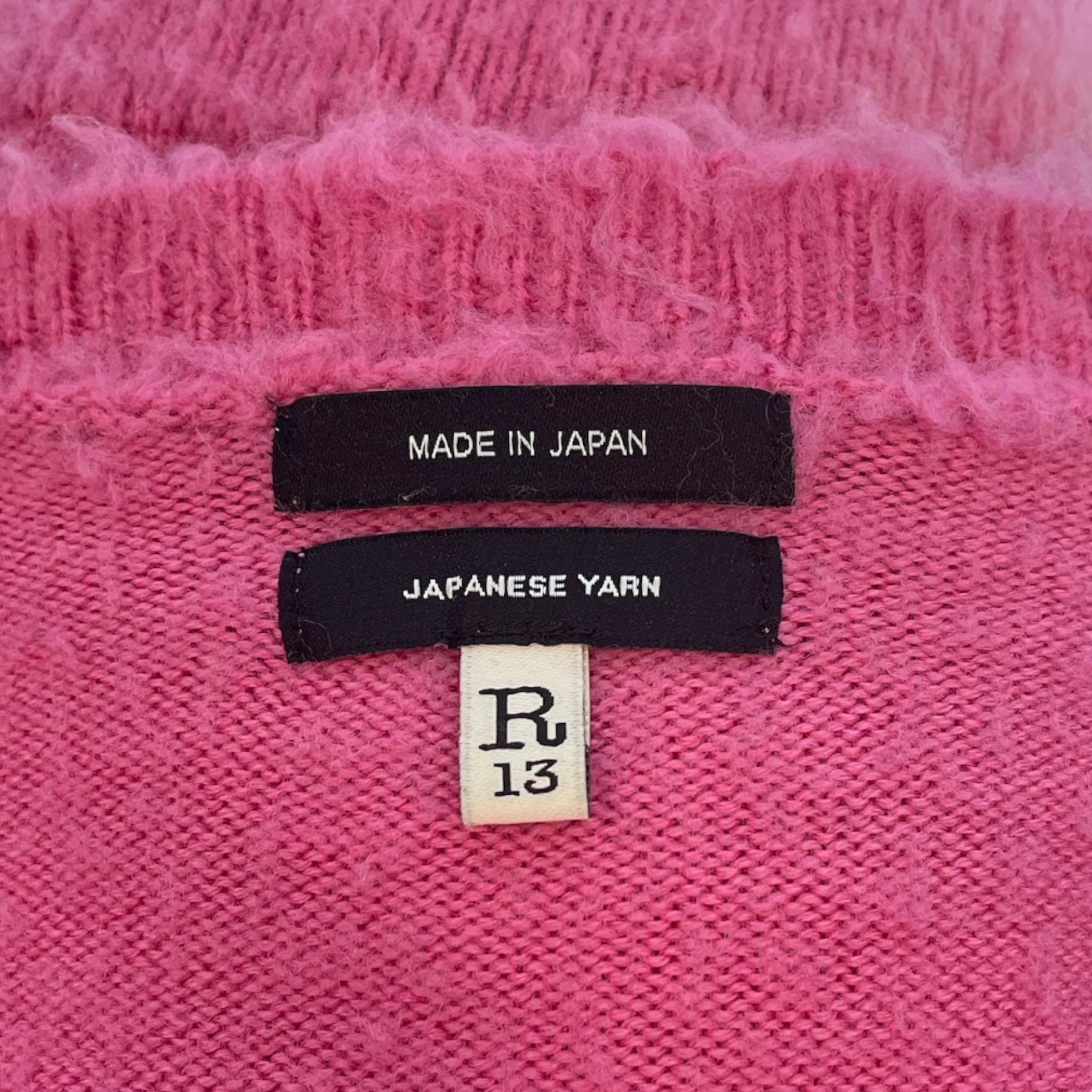 R13/Sweater/XS/Cotton/PNK/shaggy view 3