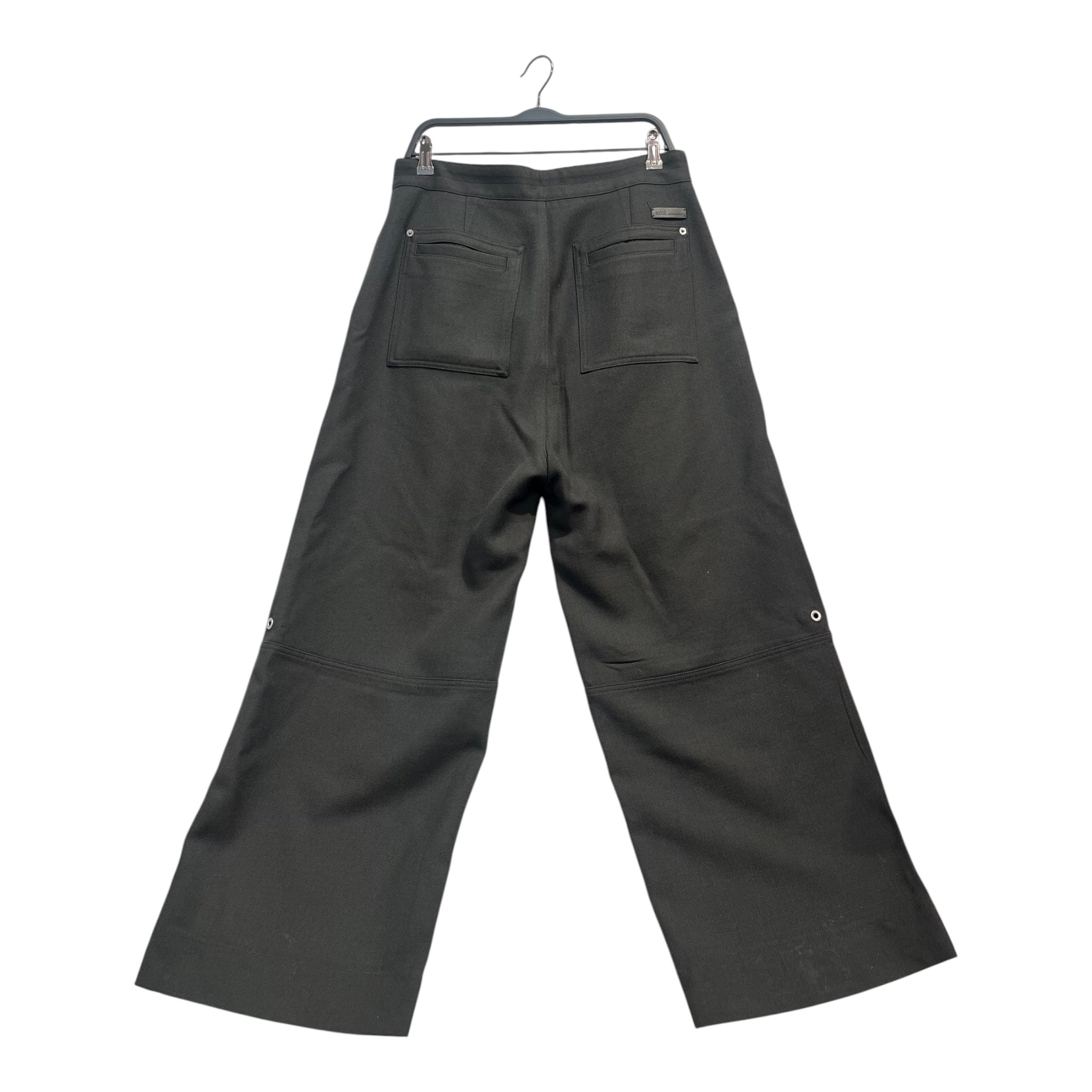 AMI/Pants/M/Cotton/BLK/VERY WIDE LEG WITH DRAW STRING view 2