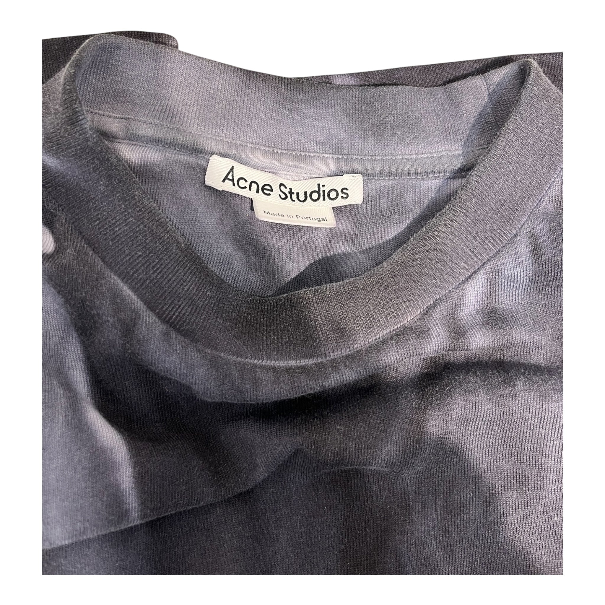 Acne Studios/T-Shirt/XXS/Cotton/GRY/All Over Print/GRAY TIE DYE OVERSIZED TEE view 3