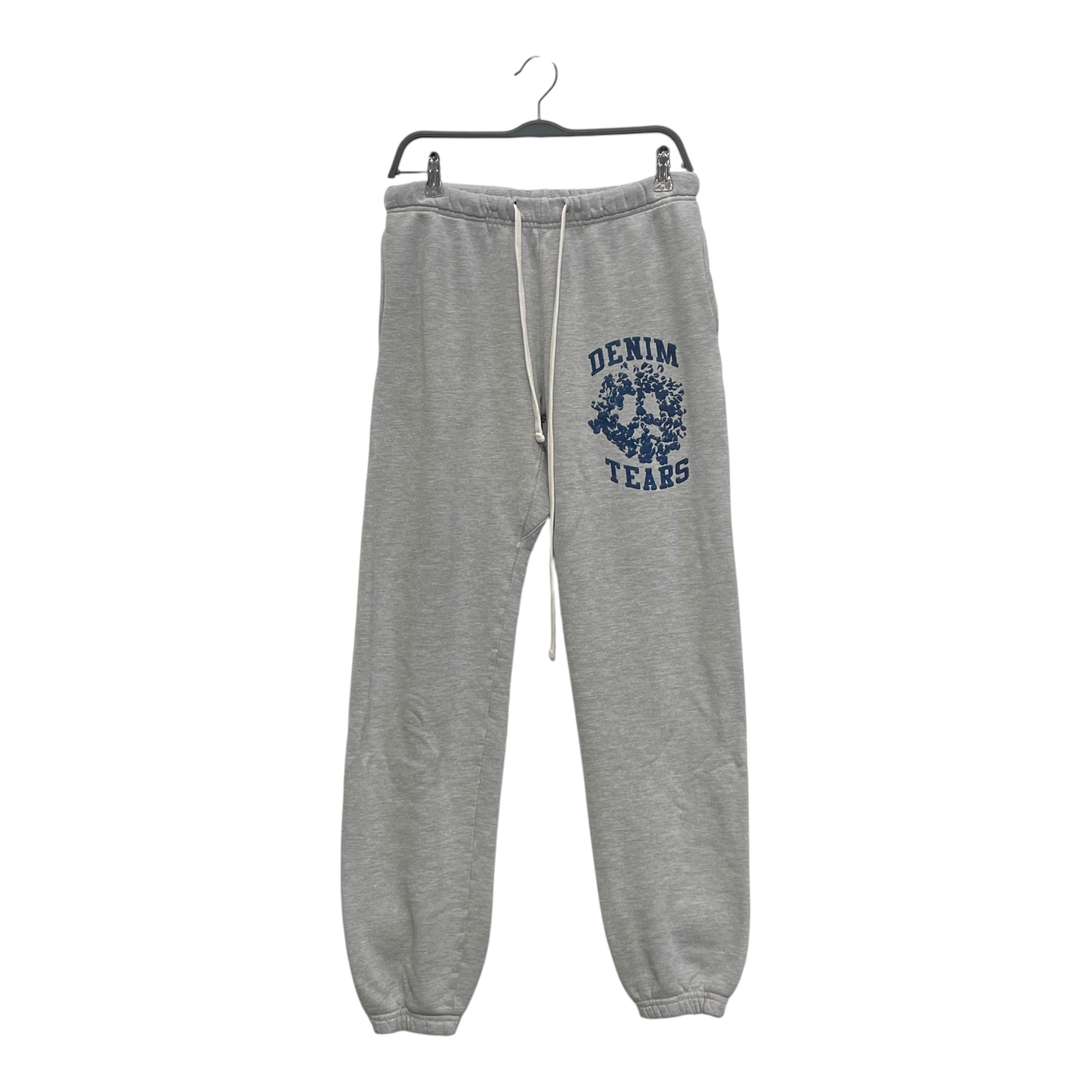 DENIM TEARS/Pants/S/Cotton/DT GREY DRAWSTRING SWEATPANTS view 1
