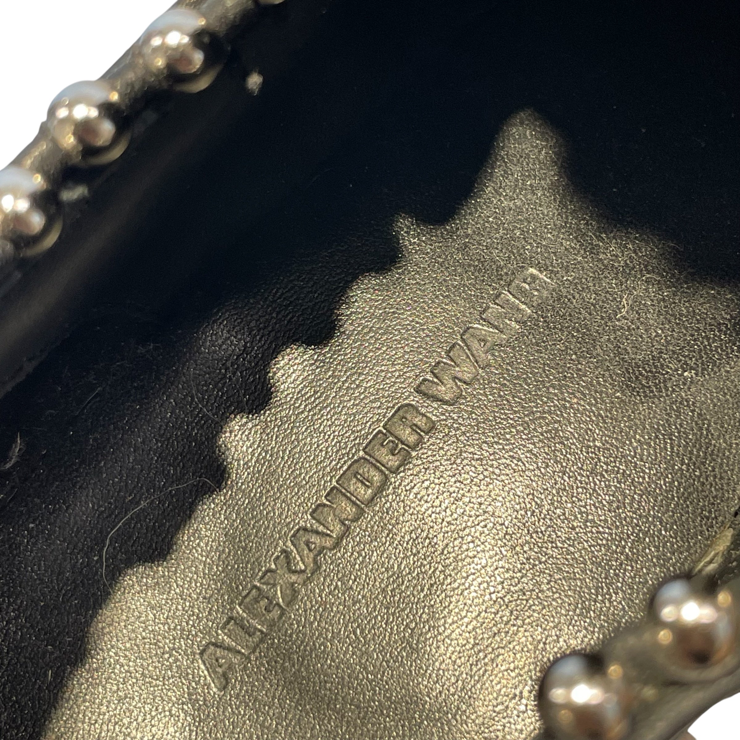 Alexander Wang/Heels/US 7/Leather/BLK/SILVER HEEL/ SILVER STUDS view 3