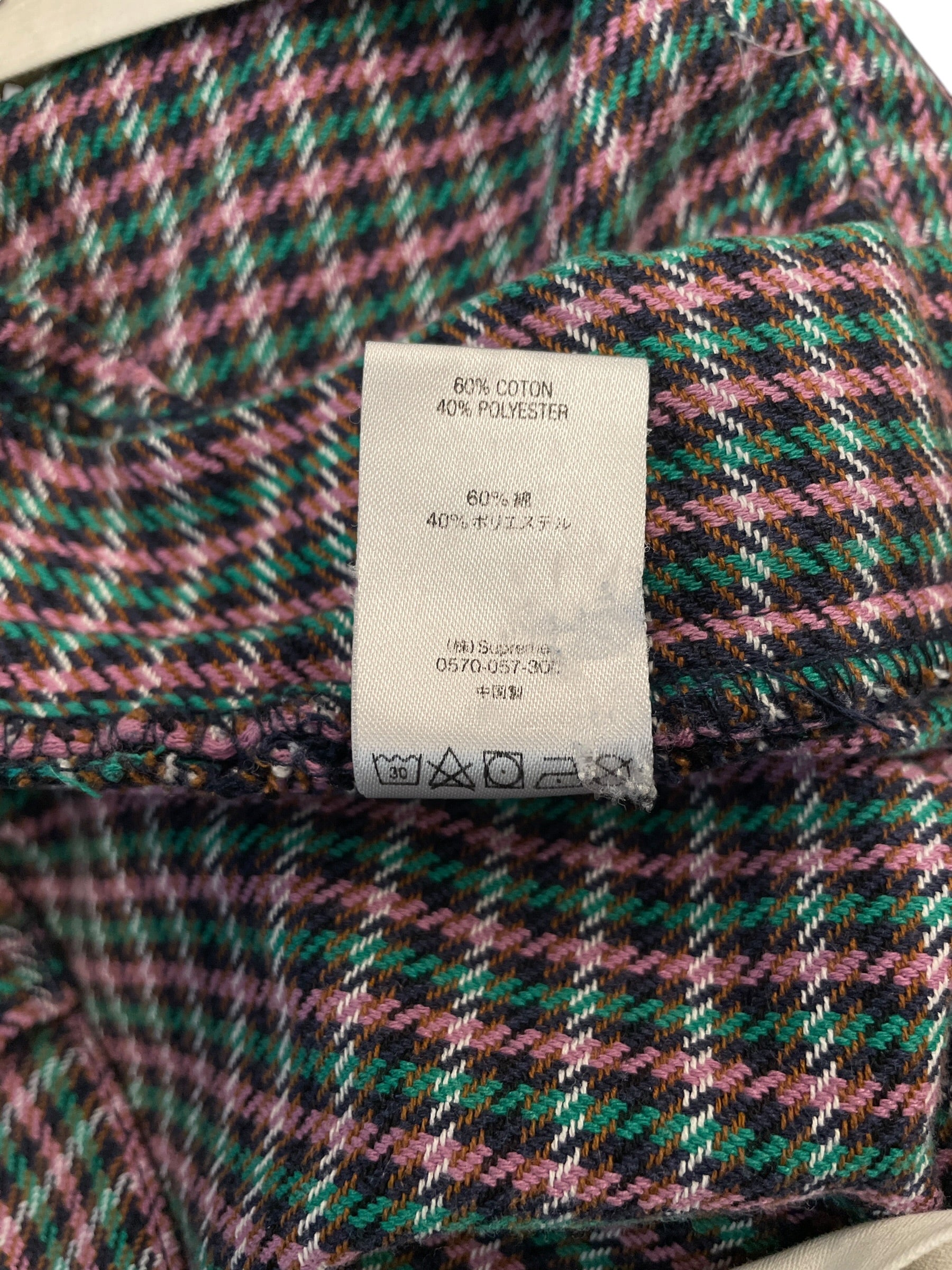 Supreme/Shorts/34/Cotton/MLT/All Over Print/GRN,PNK,HOUDSTOOTH PATTERN view 5