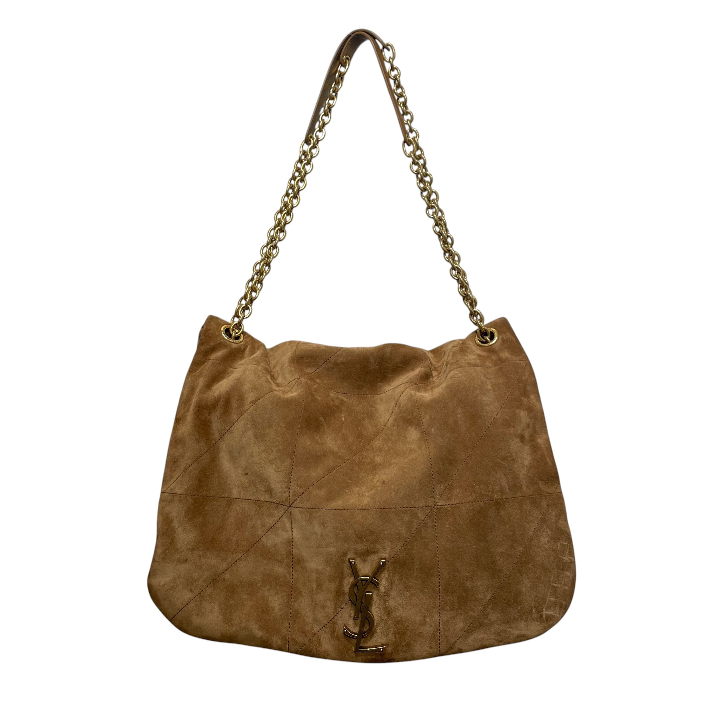 YVES SAINT LAURENT/Hand Bag/Suede/CML/jamie bag view 1