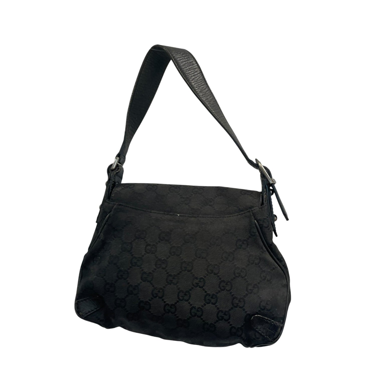 GUCCI/Hand Bag/Monogram/BLK/horsebit/2000s tomford era view 2