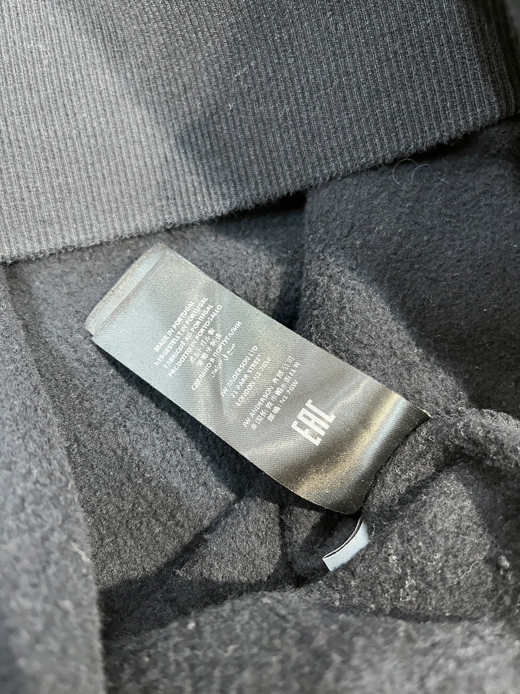JW ANDERSON(J.W.ANDERSON)/Hoodie/L/Cotton/NVY/LOGO view 3