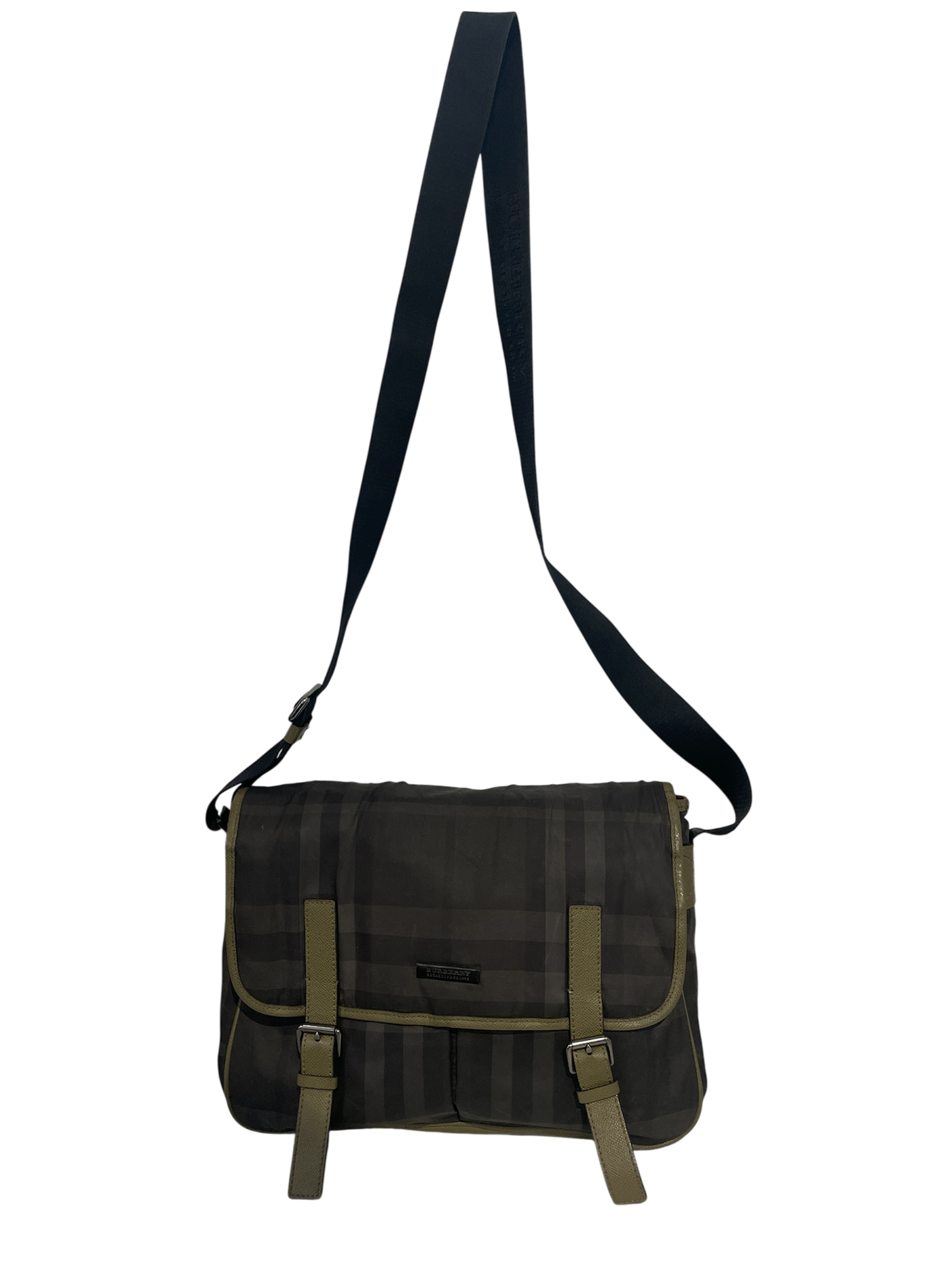 BURBERRY/Bag/Plaid/Cotton/GRN/BURBERRY PLAID BAG GRN view 1