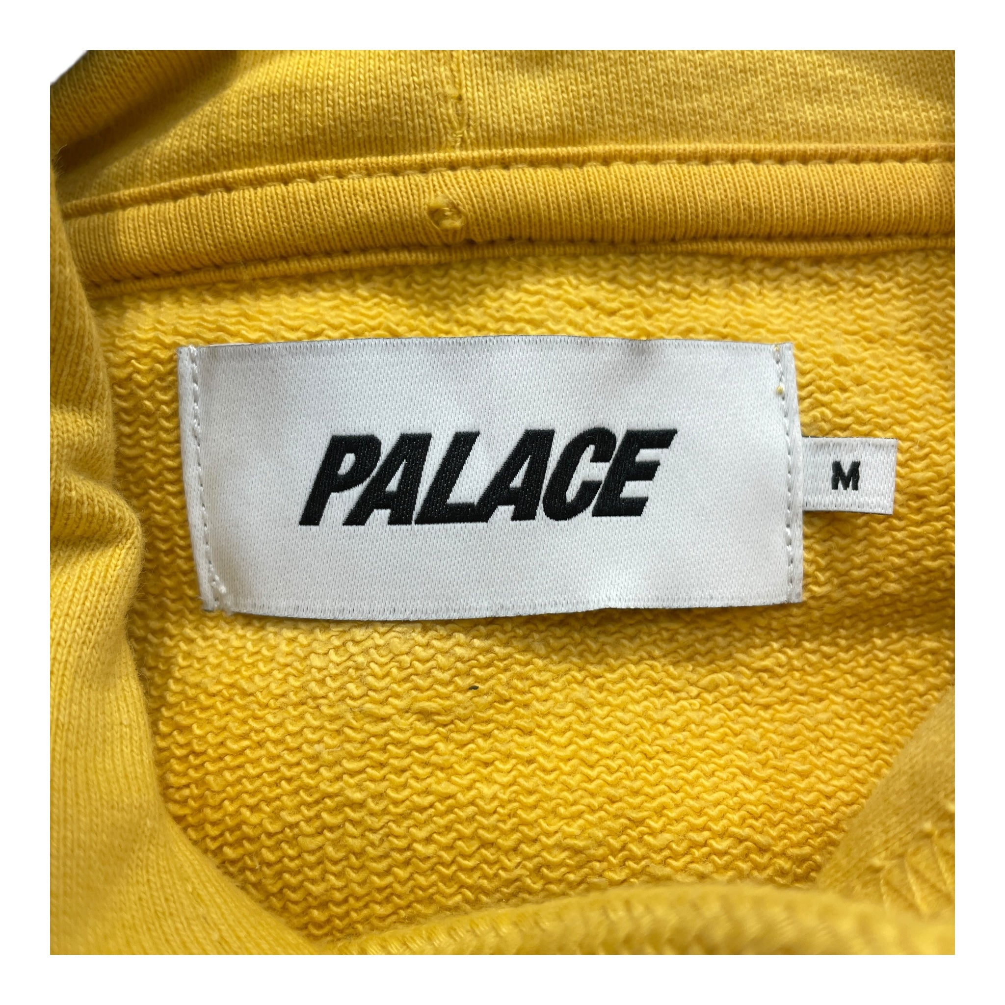 PALACE/Hoodie/M/Cotton/YEL/ROSE LOGO view 3