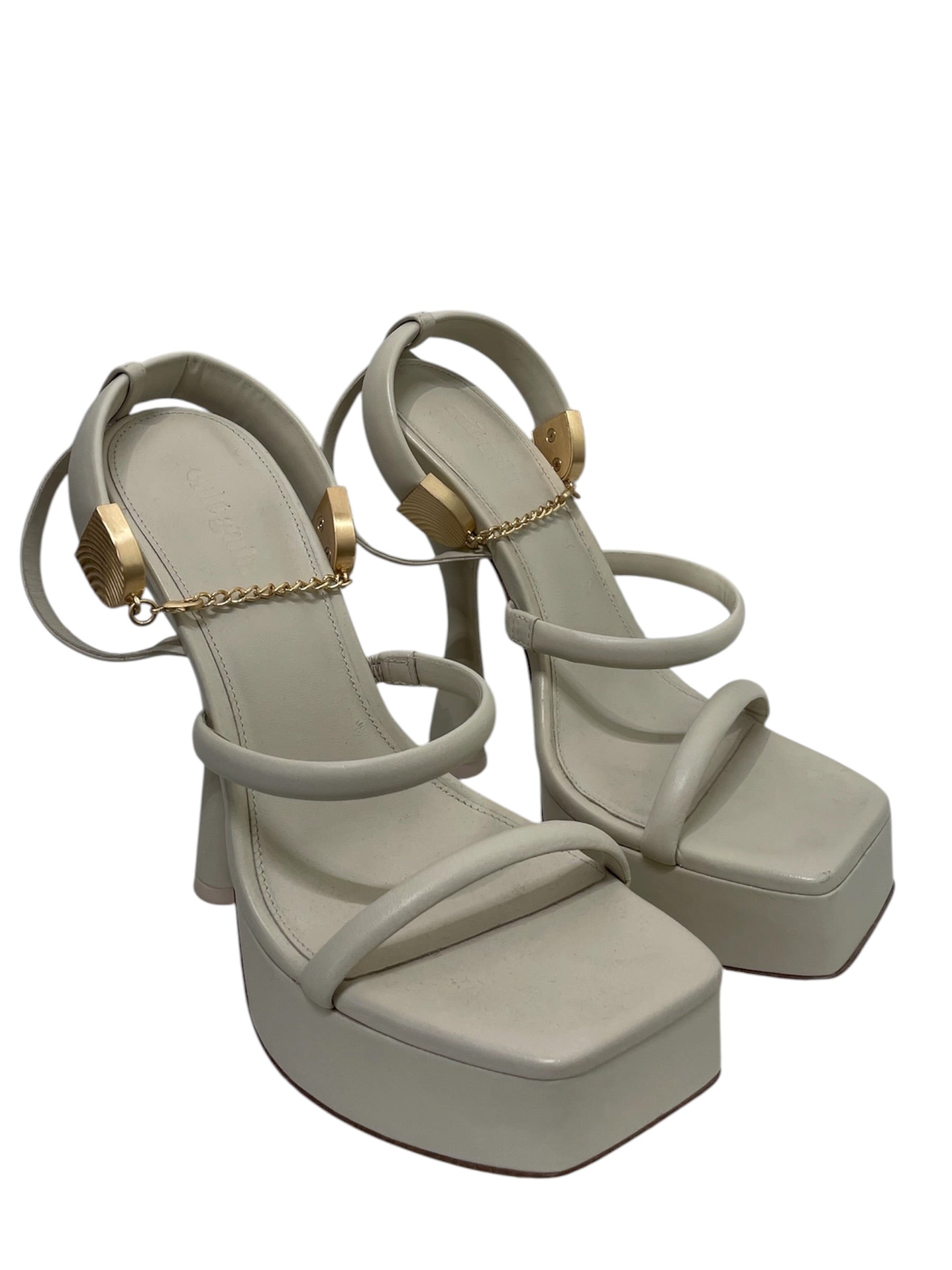 cult gaia/Heels/EU 39/WHT/ankle cuff view 1