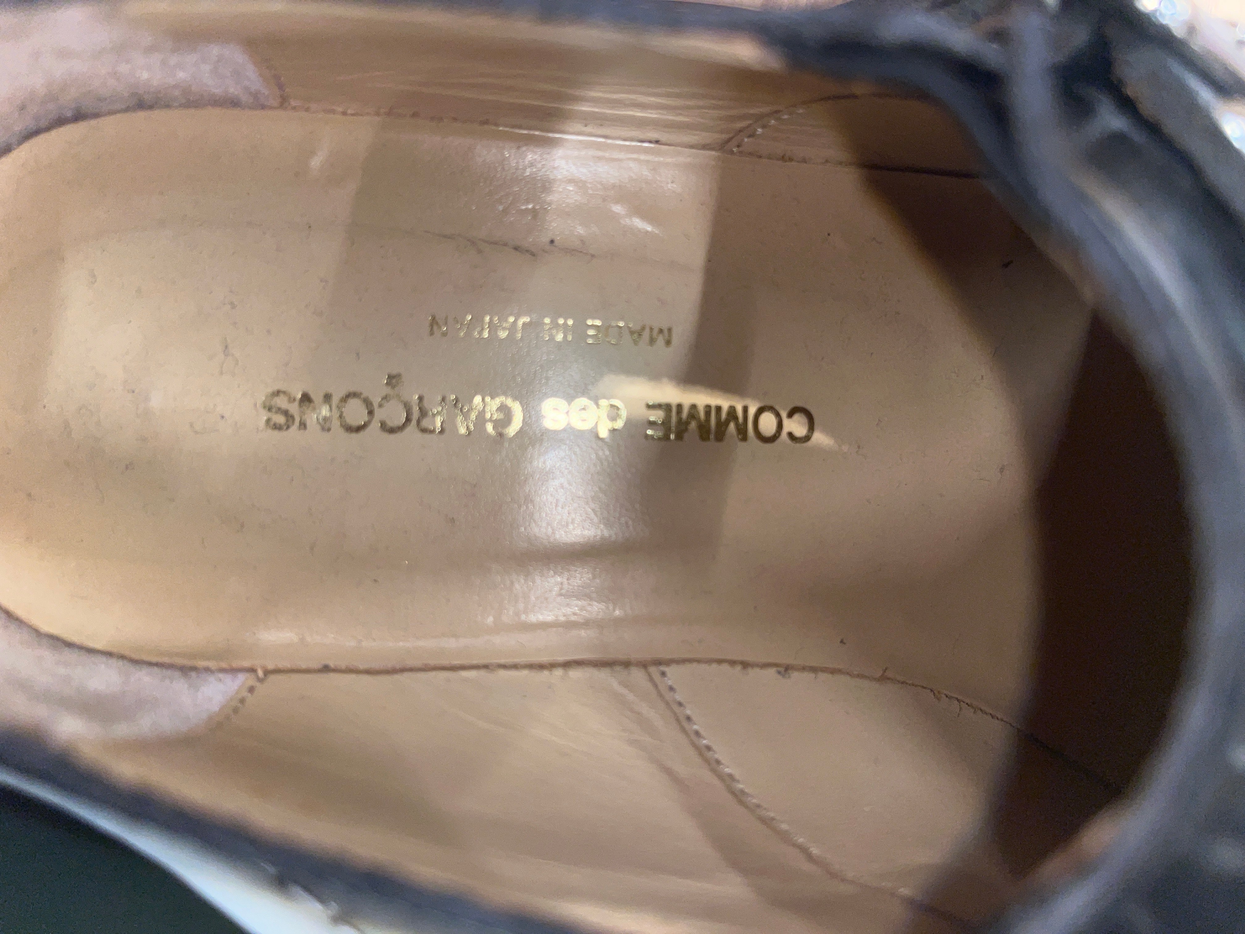 COMME des GARCONS/Dress Shoes/US 5/Leather/BLK/Studs/Buckle view 3