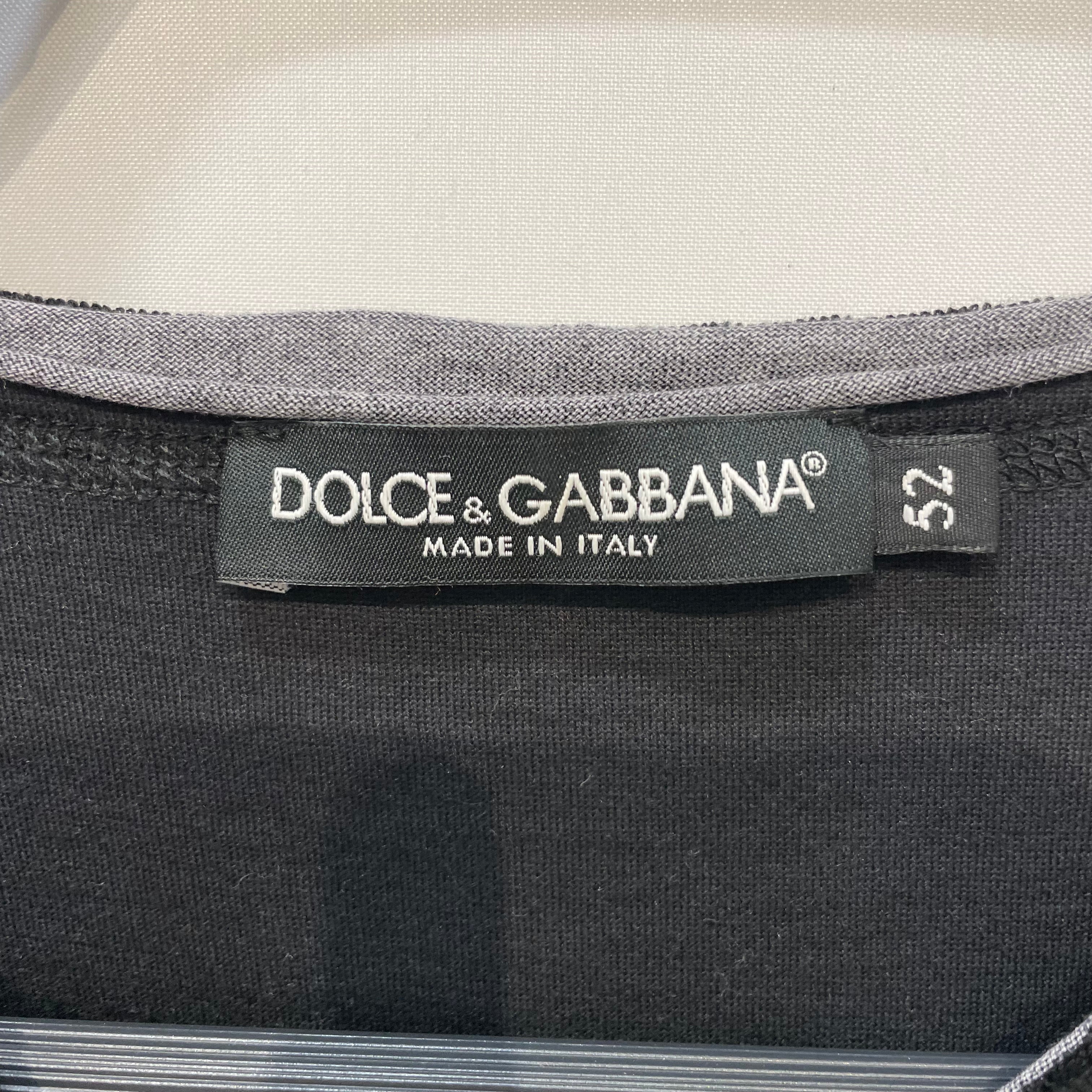 DOLCE&GABBANA/T-Shirt/52/Cotton/BLK/Graphic/Sicilian Recipe view 3