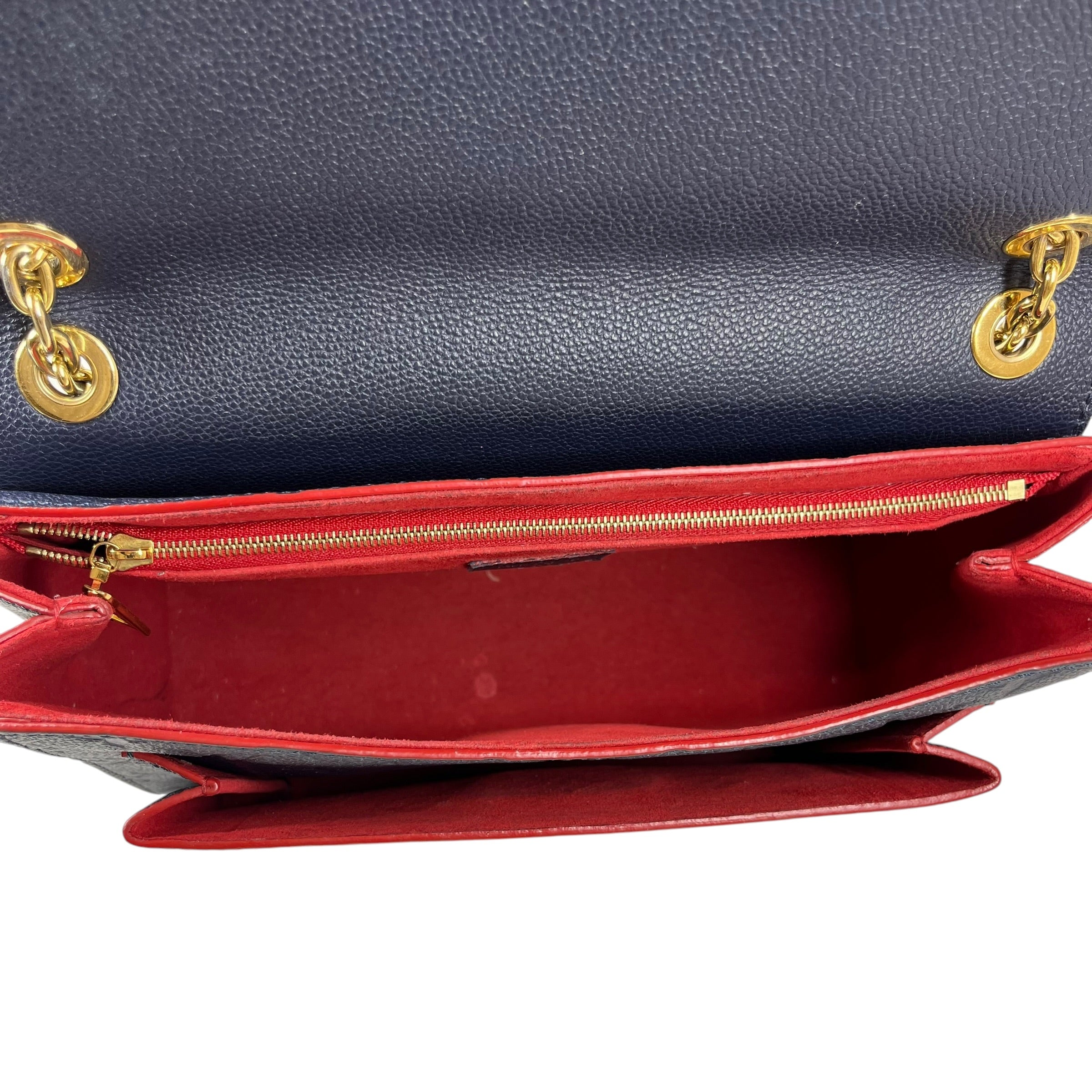 LOUIS VUITTON/Hand Bag/Leather/NVY/vavin view 4