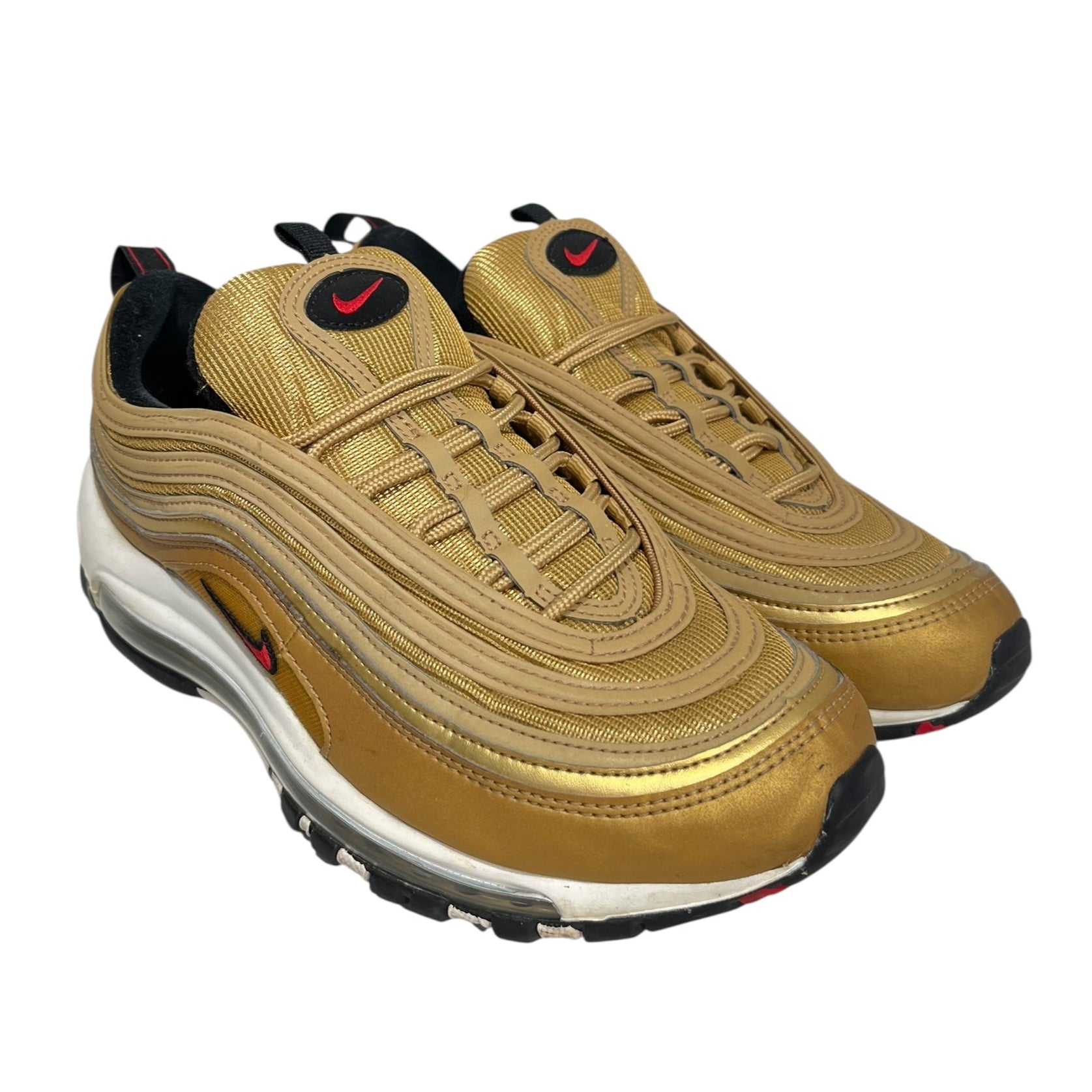 NIKE/Low-Sneakers/US 9/Polyester/GLD/U-Tip/DM0028700 air max 97 gold view 1