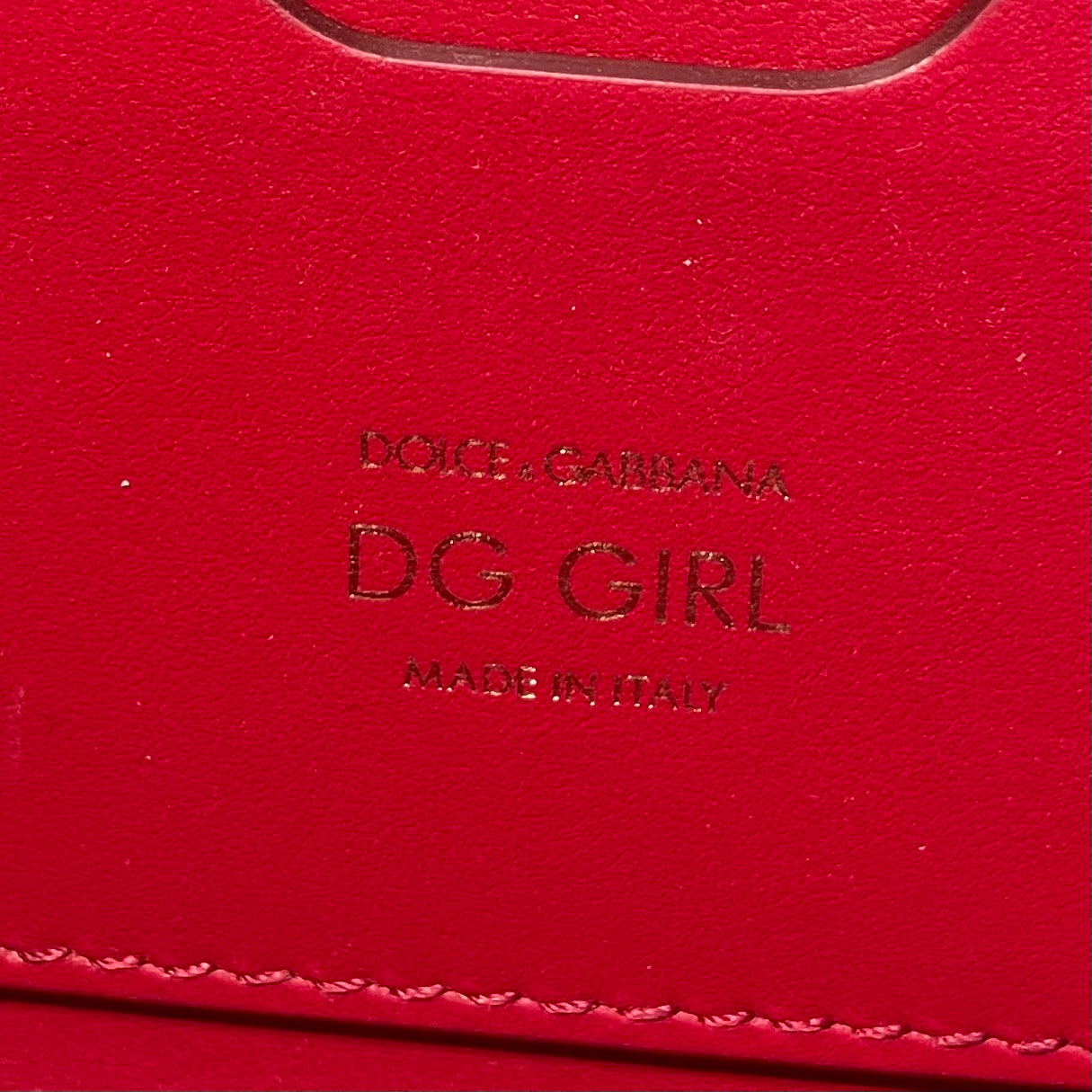 DOLCE&GABBANA/Cross Body Bag/Leather/RED/ view 3