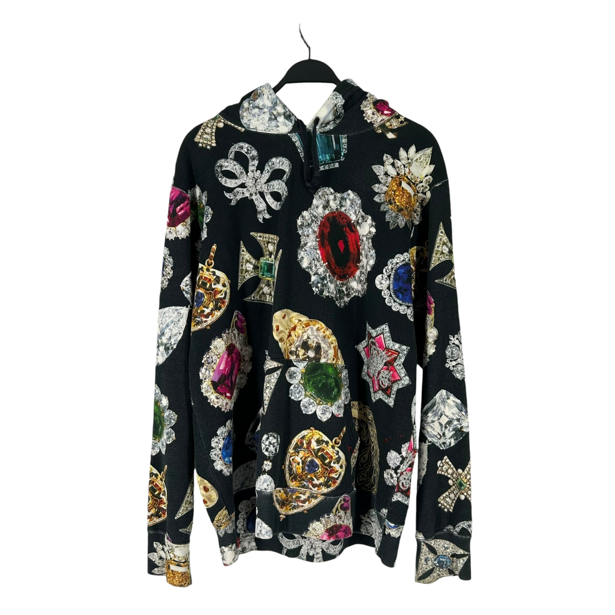 Supreme/Hoodie/XL/Cotton/BLK/jewels hoodie view 1