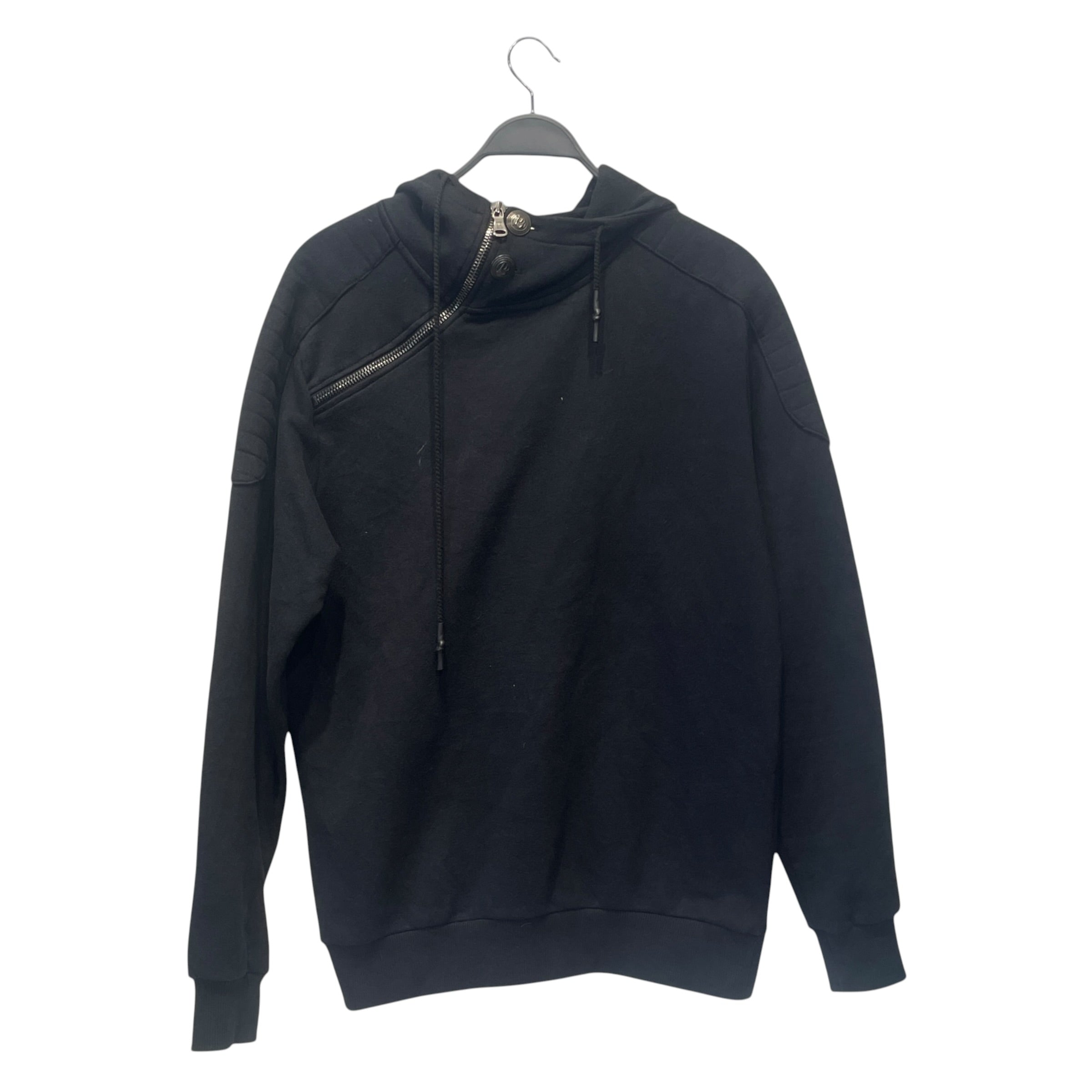 PIERRE BALMAIN/Hoodie/50/Cotton/BLK/ view 1