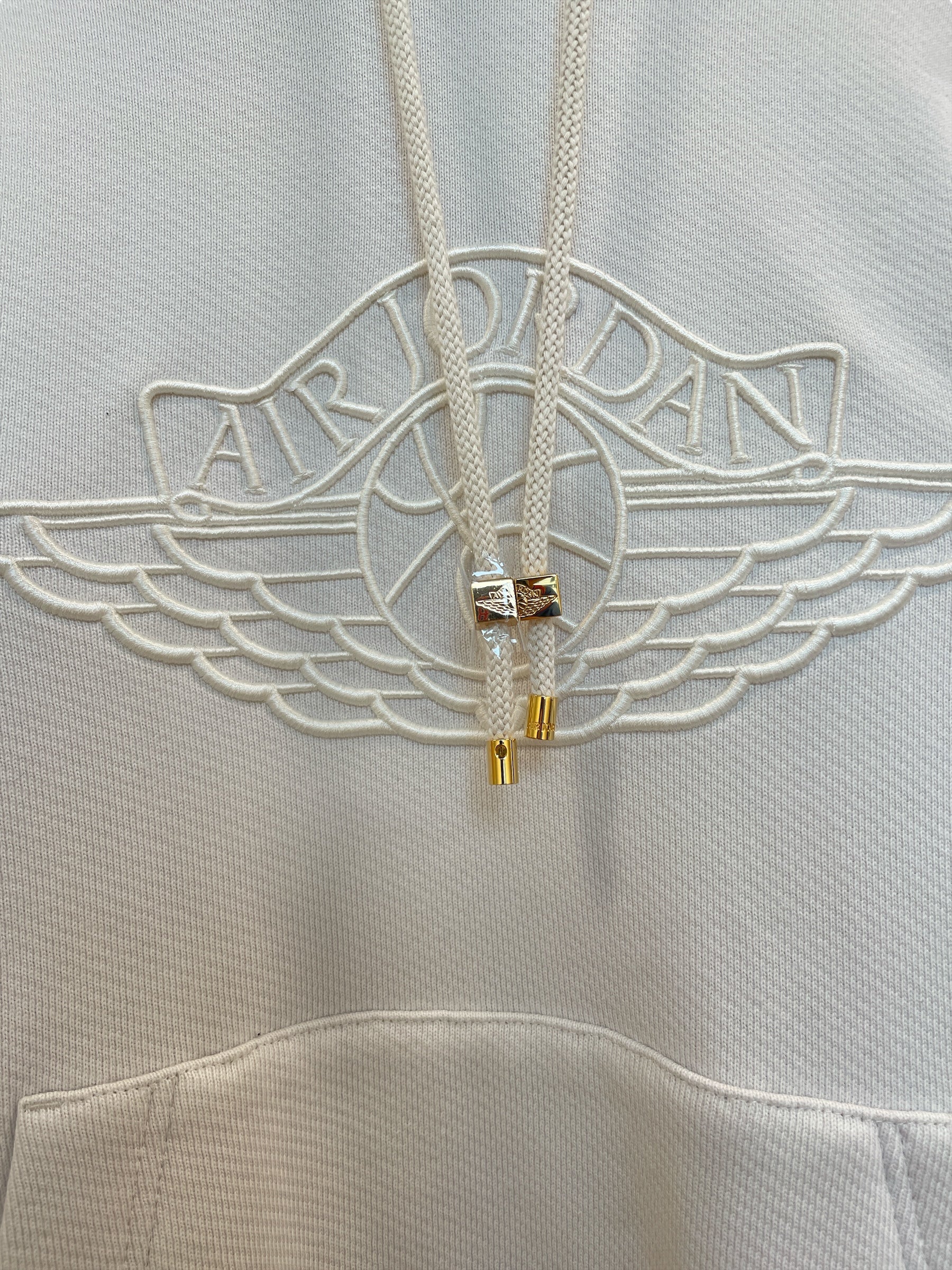 Jordan/Hoodie/XXS/Cotton/WHT/GLD view 3