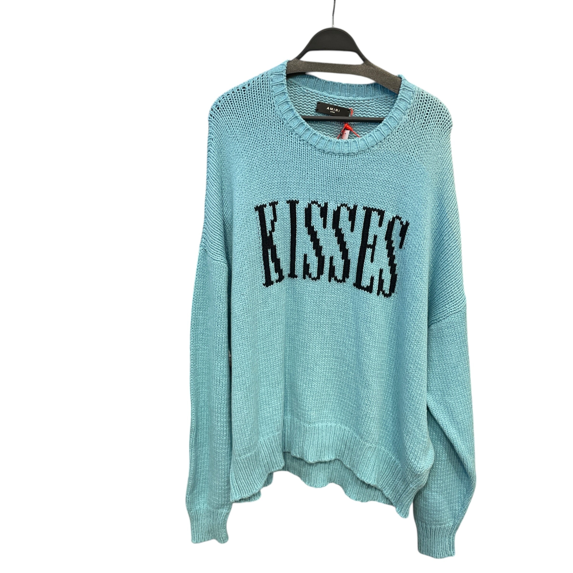 AMIRI/Sweater/L/Cotton/BLU/KISSES view 1