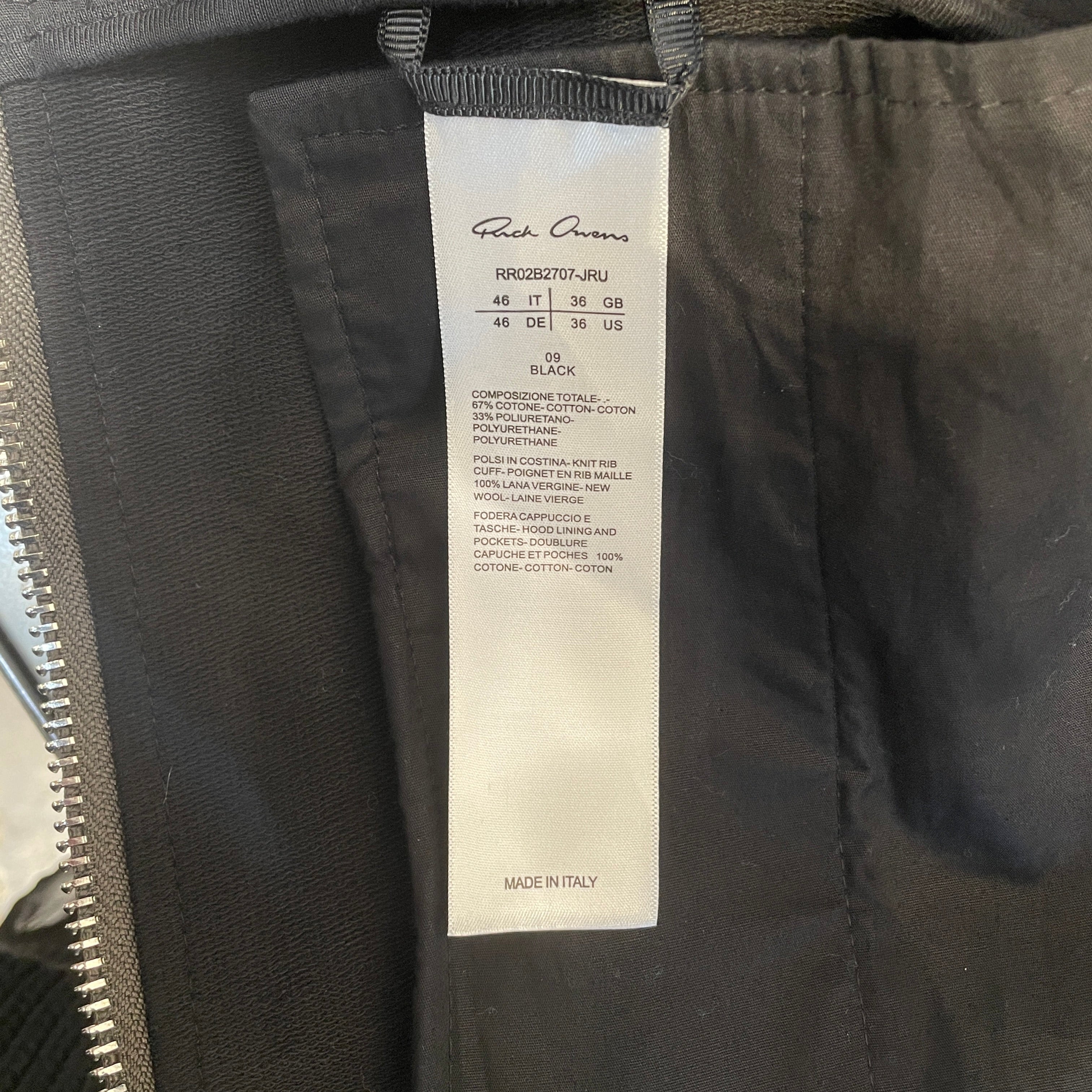 Rick Owens/Leather Jkt/L/Leather/BLK/GIMP JACKET view 4