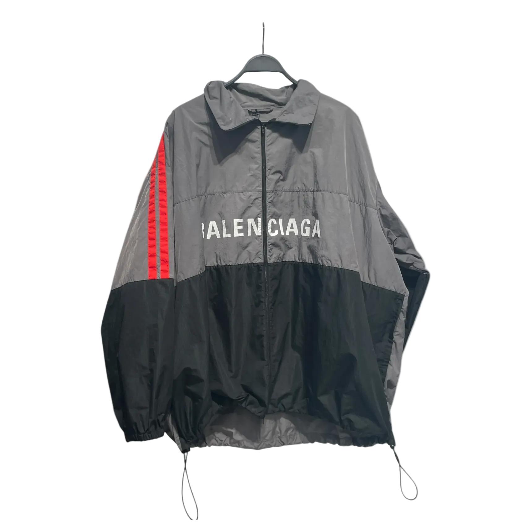 BALENCIAGA/Windbreaker/50/Nylon/GRY/TRACK JACKET view 1
