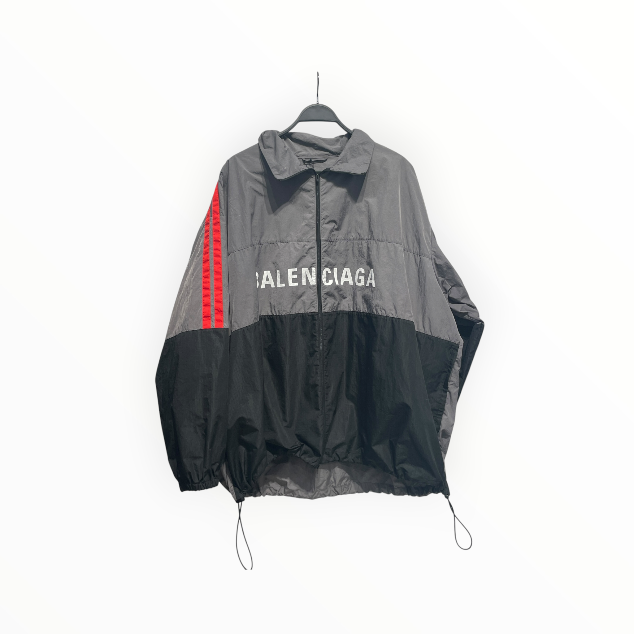 BALENCIAGA/Windbreaker/50/Nylon/GRY/TRACK JACKET view 1