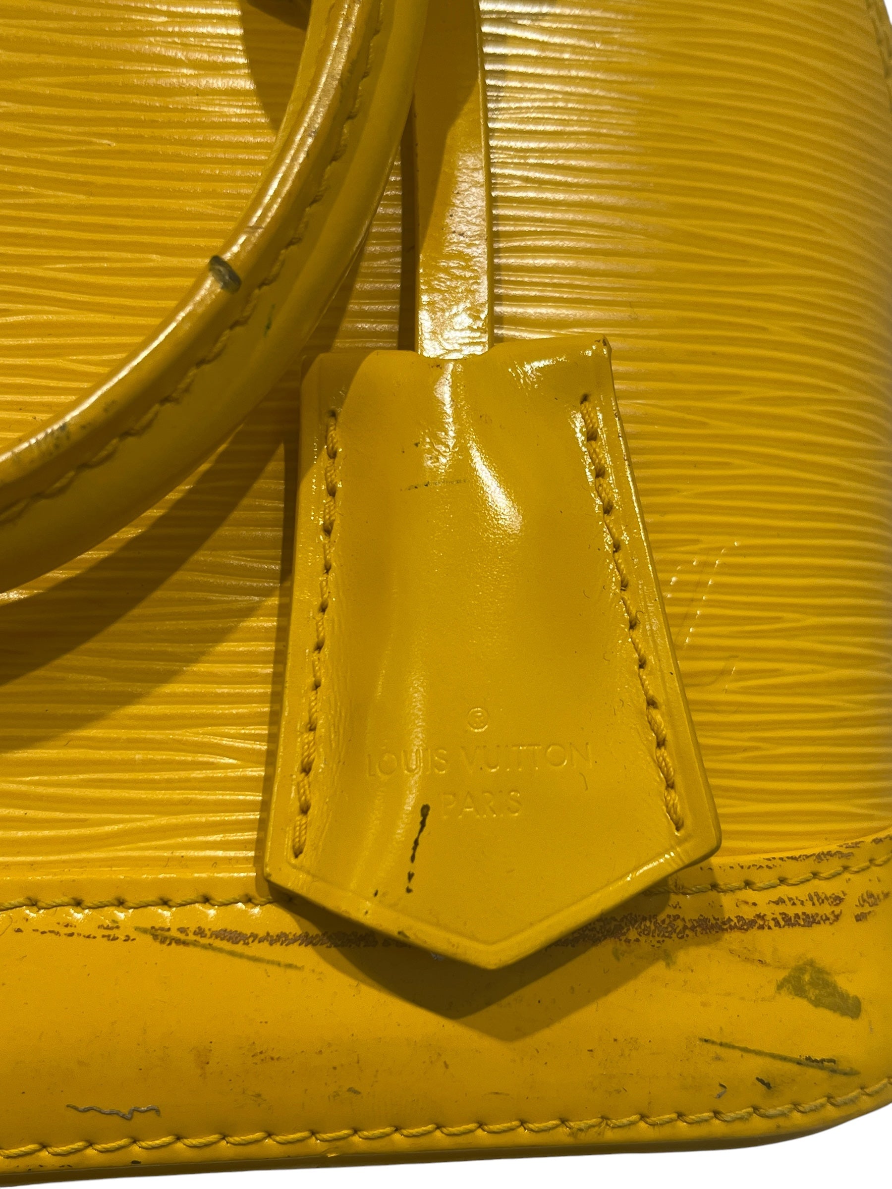 LOUIS VUITTON/Hand Bag/Yellow/Leather/ALMA BB_EPI/M40866 view 5