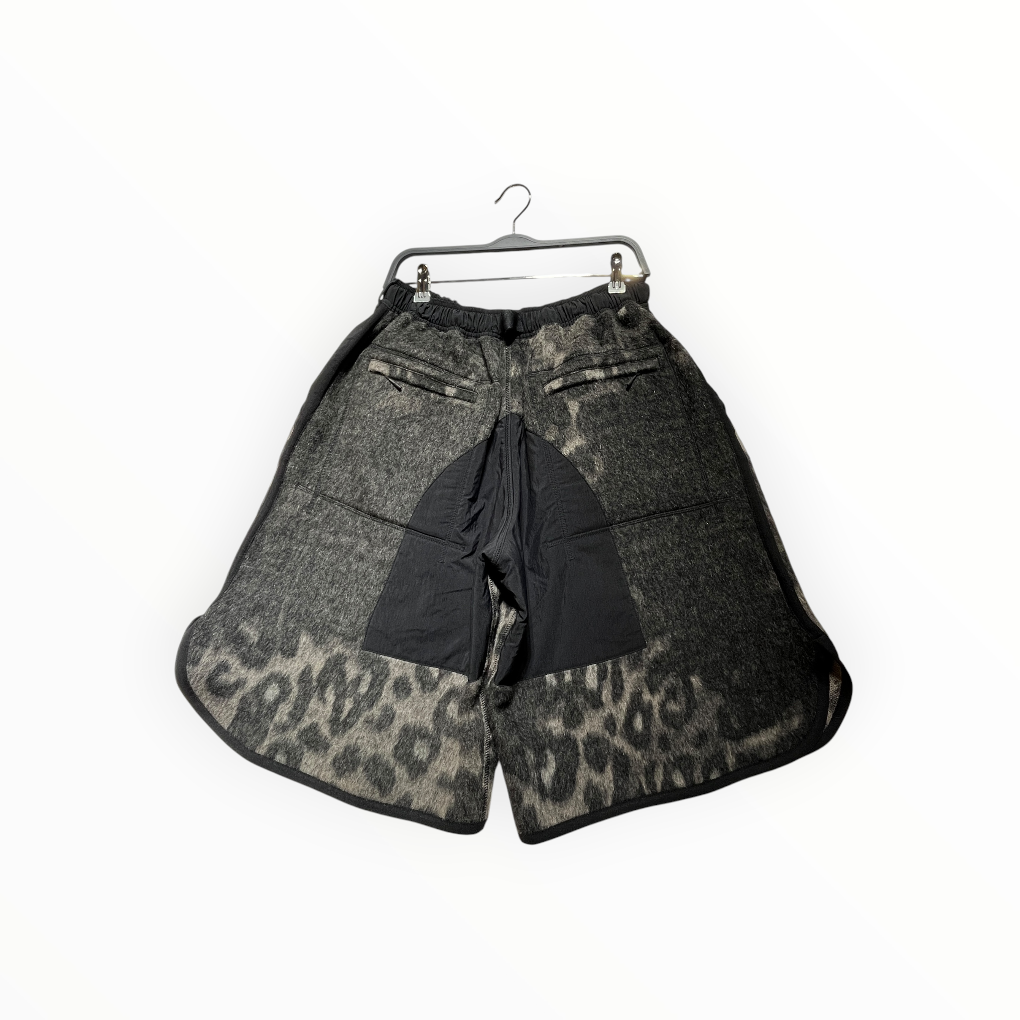 adidas/YOHJI YAMAMOTO/Shorts/M/Polyester/GRY/Leopard/waist buckle view 2