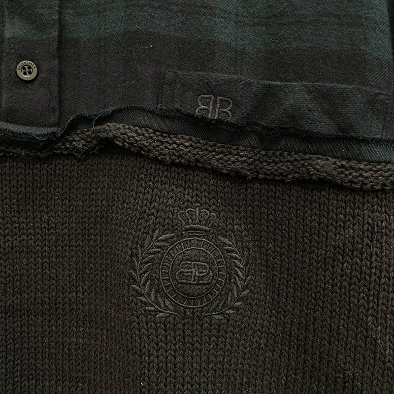 BALENCIAGA/Patched Button Up Knit Sweater/5