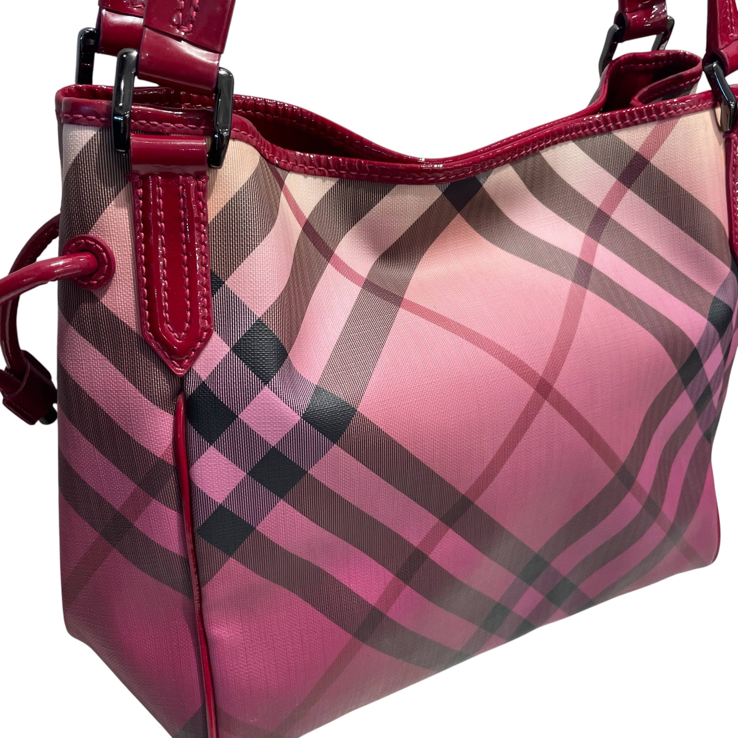 BURBERRY/Bag/Plaid/PNK/raspberry gradient supernova view 6