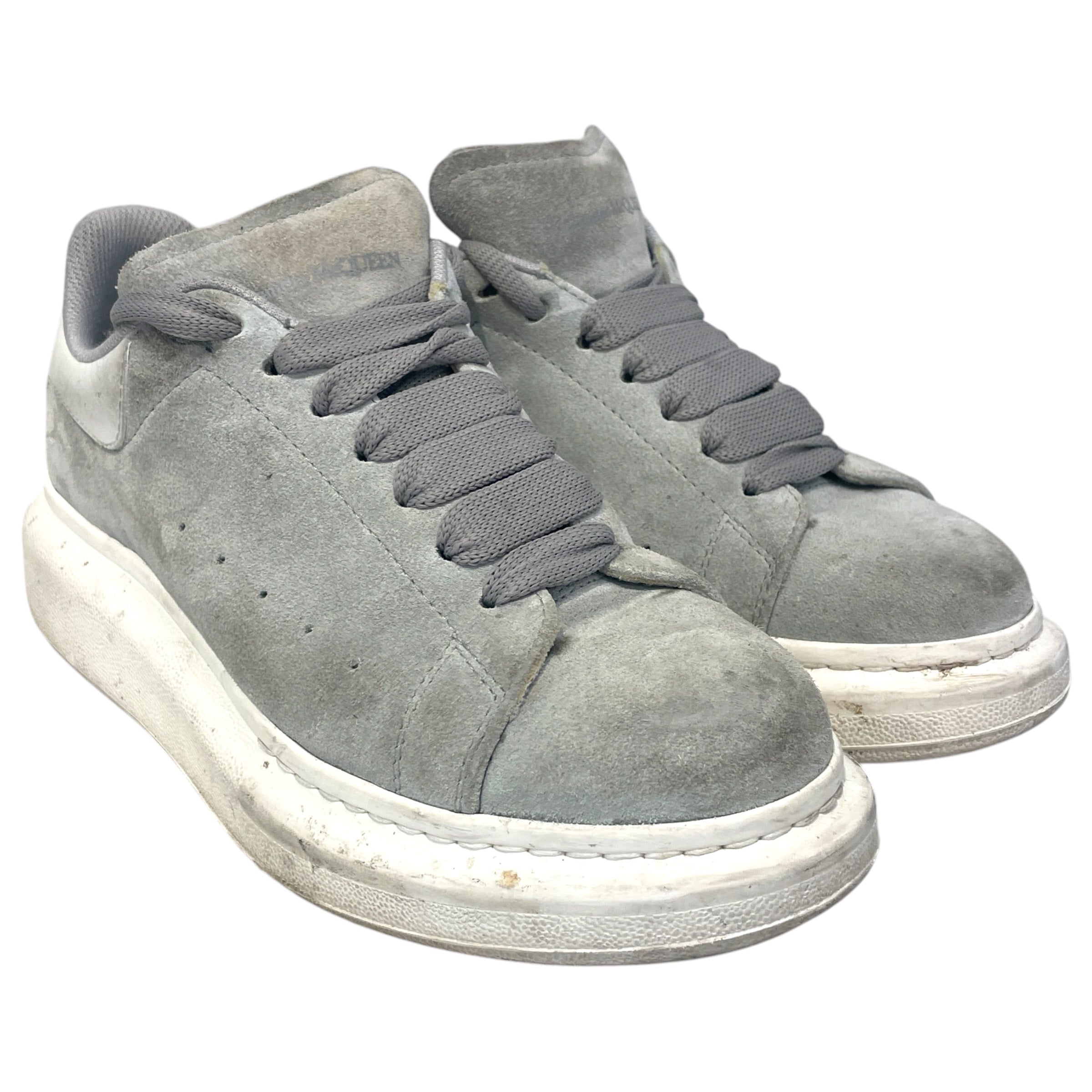 Alexander McQueen/Low-Sneakers/US 6/Suede/GRY/Oversized view 1