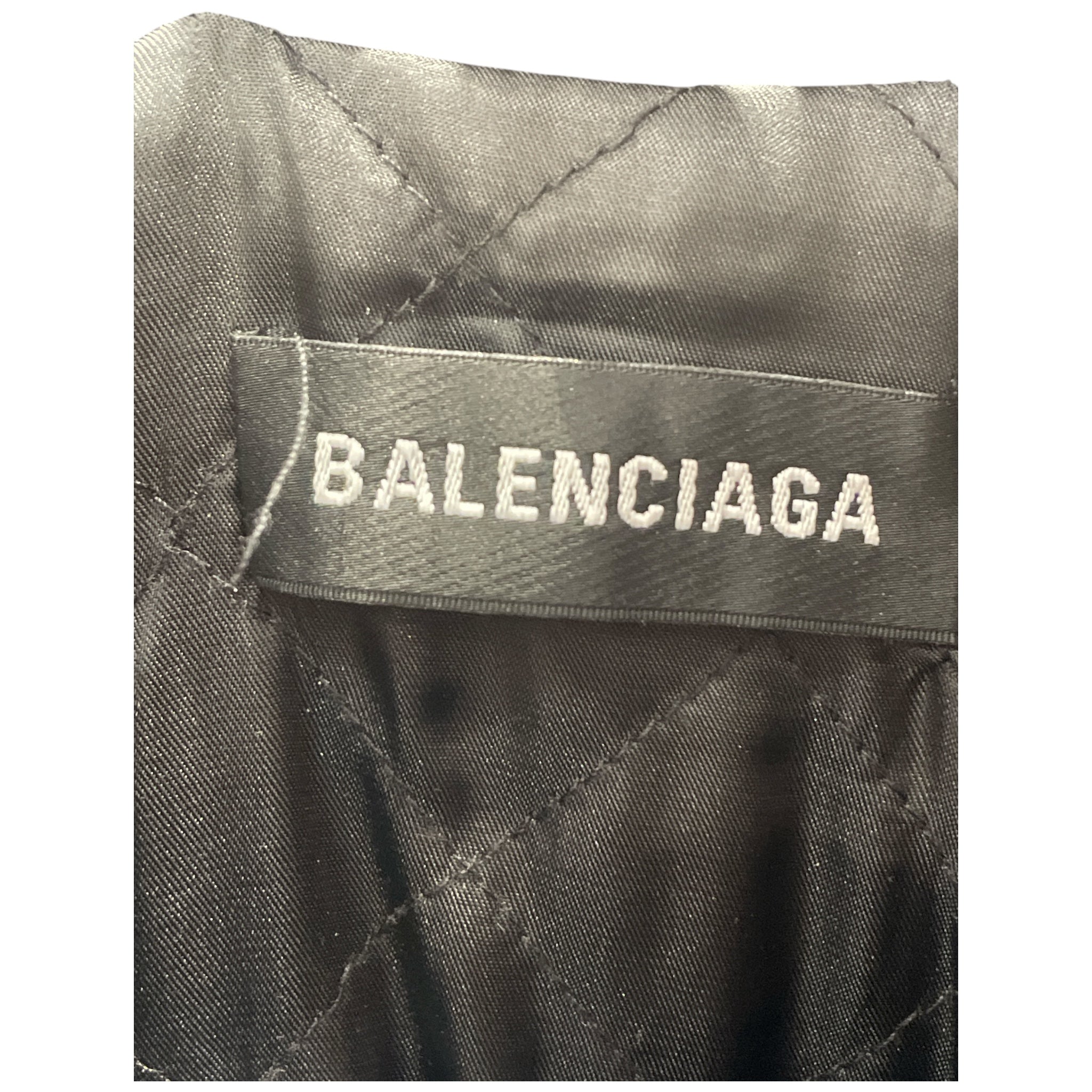 BALENCIAGA/Jacket/44/Wool/BLK/2018 WOOL BOMBER view 3