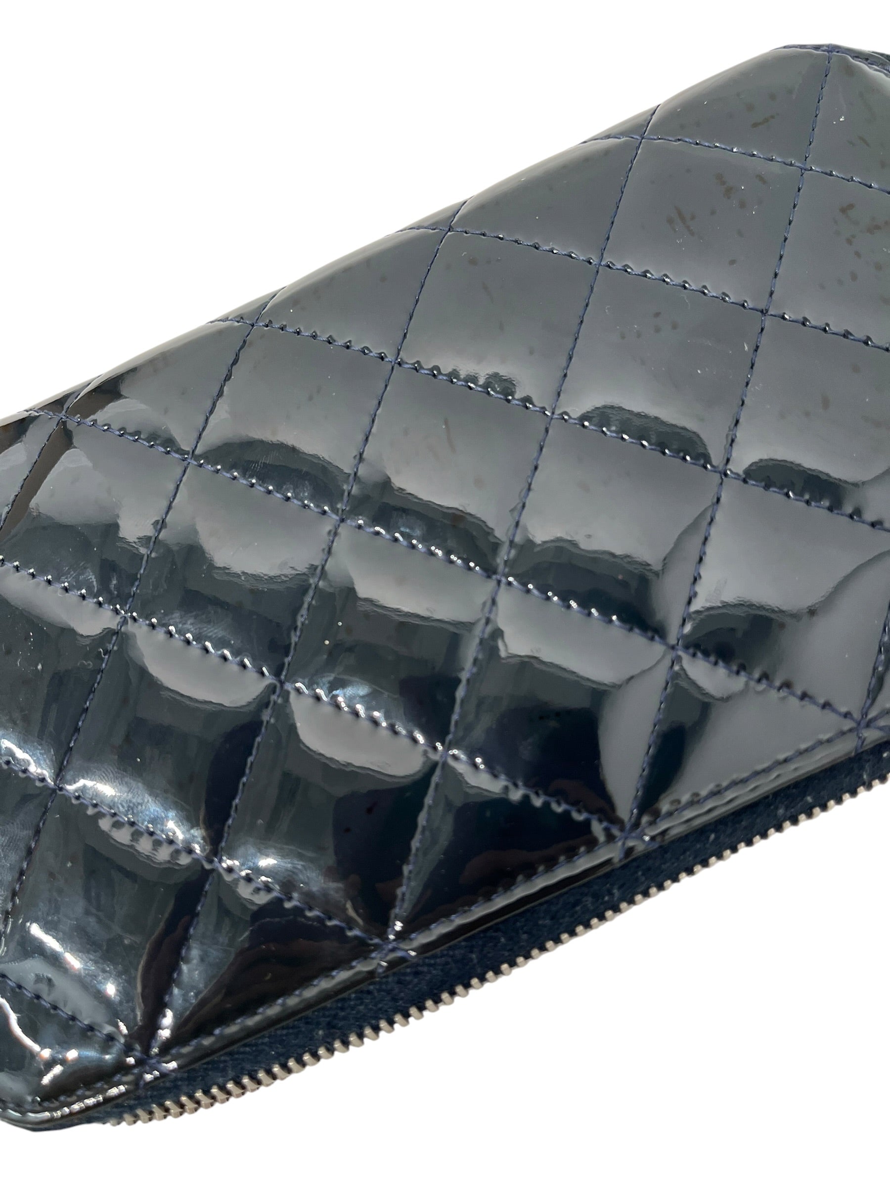 CHANEL/Long Wallet/BLK/L's/QUILTED BLK WALLET view 5