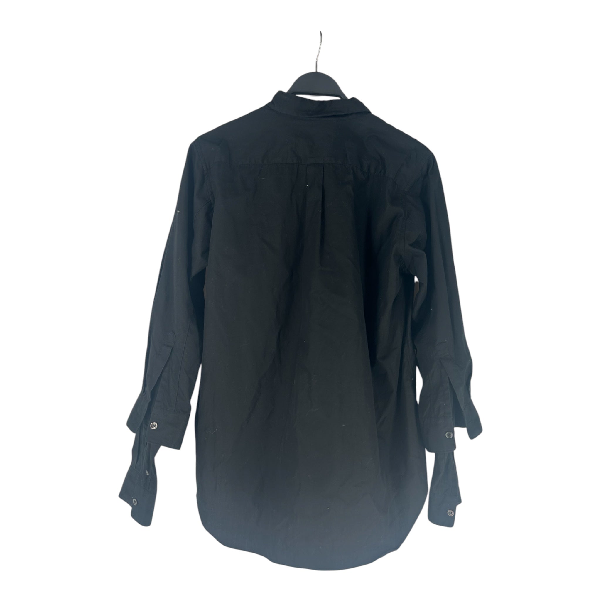 BLACK COMME des GARCONS/LS Shirt/L/Cotton/BLK/BUTTON UP view 2