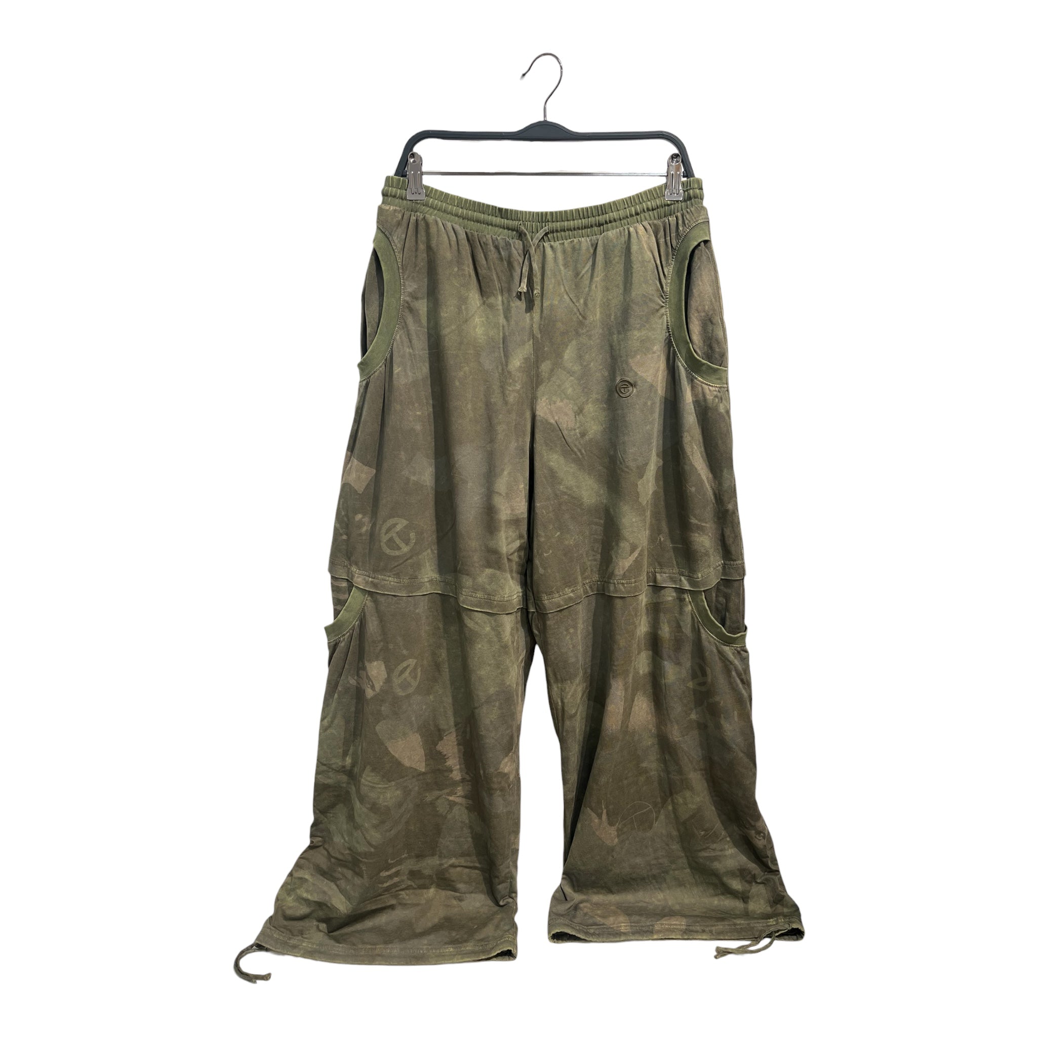 Telfar/Pants/M/Cotton/GRN/Camouflage/CAMO T-SHIRT BOMBER PANT view 1